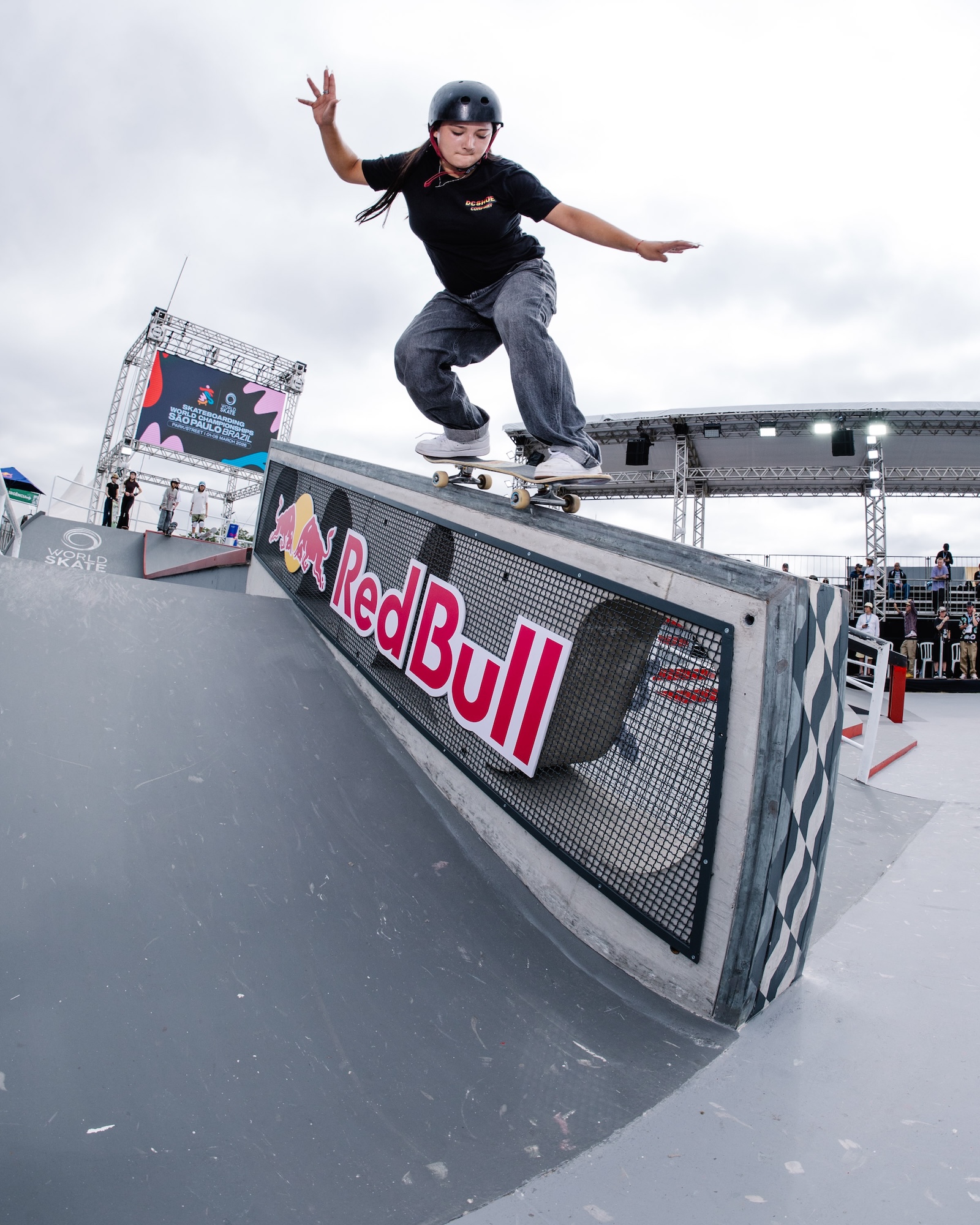 Morena Dominguez Backside 5050 wsk skateboarding championship São Paulo 2025 Abal 9522