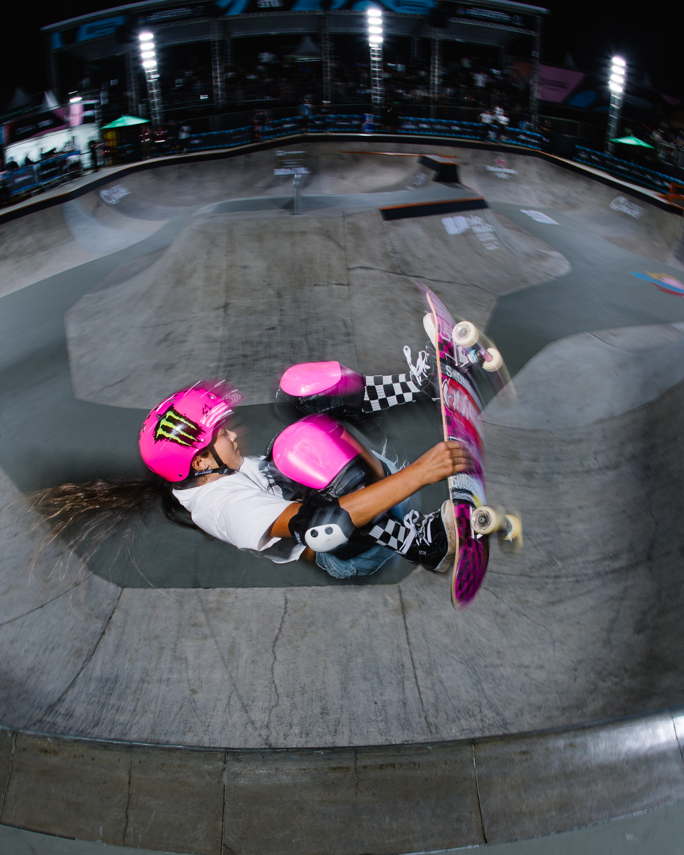 Arisa Trew 540 wsk skateboarding championship São Paulo 2025 Kanights 7135
