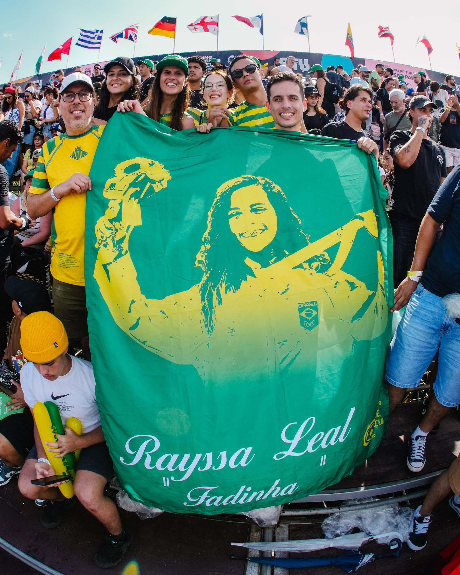 Crowd Rayssa Flag wsk skateboarding championship São Paulo 2025 Dillon 00707