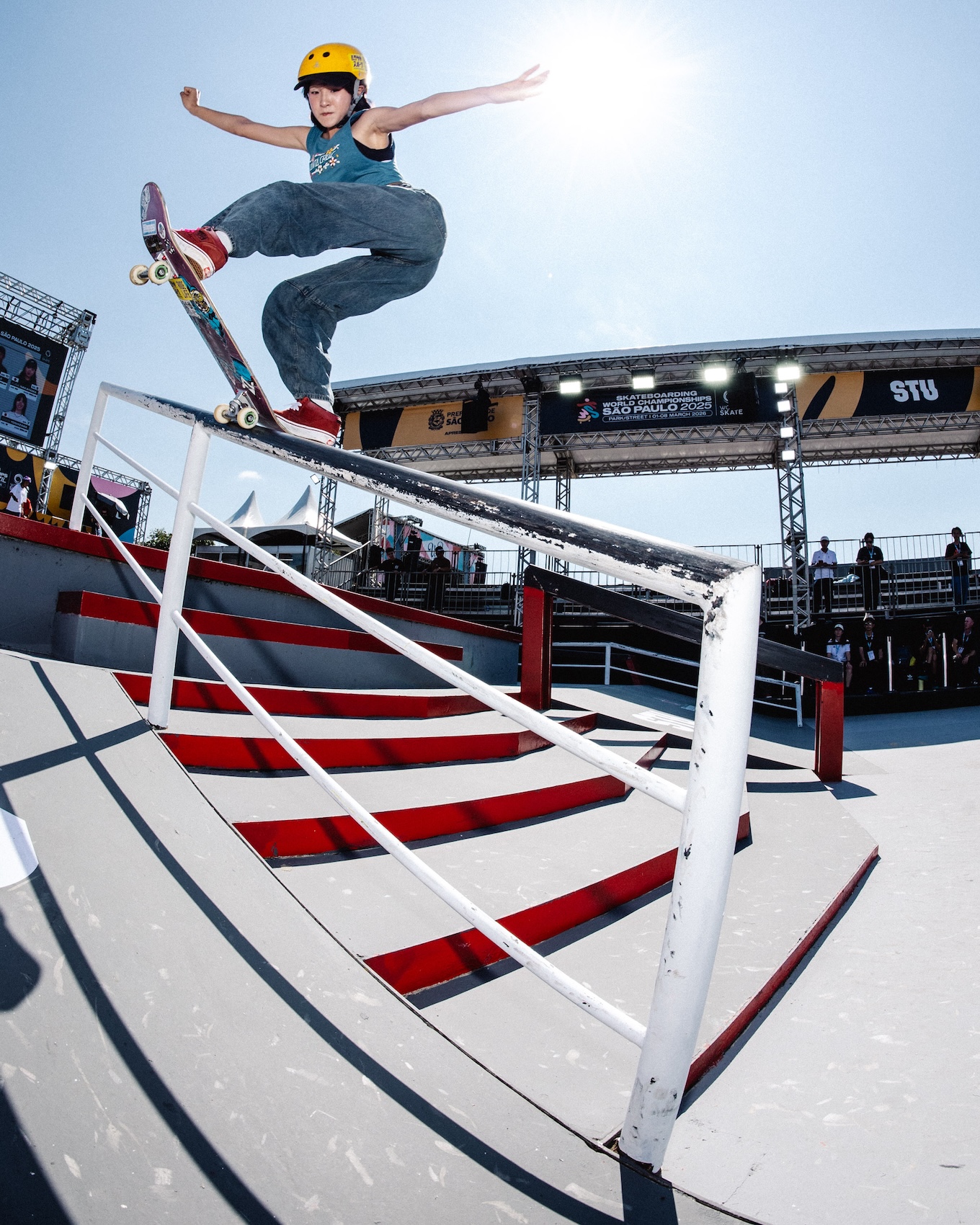 Nanami Onishi front blunt wsk skateboarding championship São Paulo 2025 Abal 1435