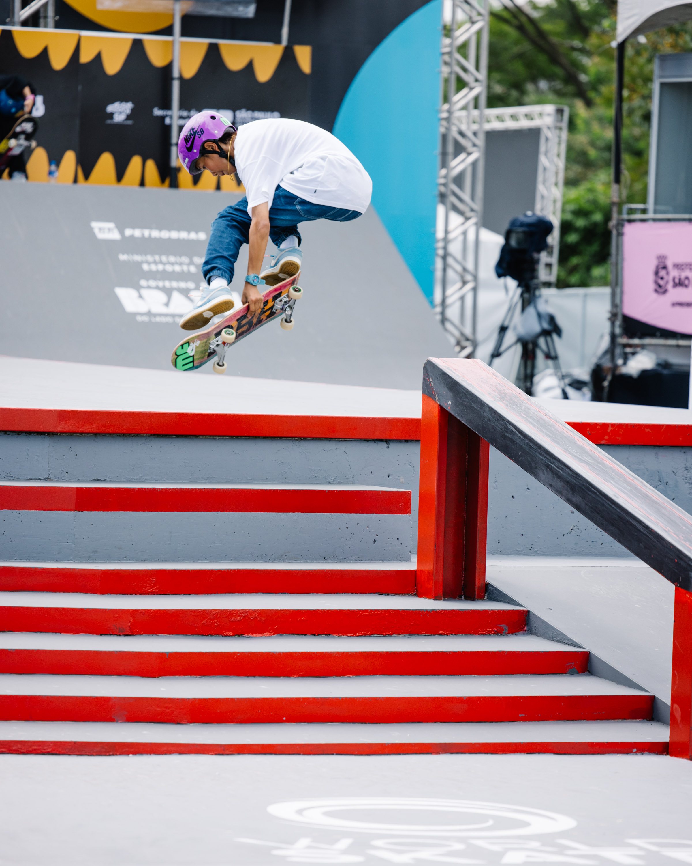 Chenxi Cui backside Flip melon wsk skateboarding championship São Paulo 2025 Abal 1789