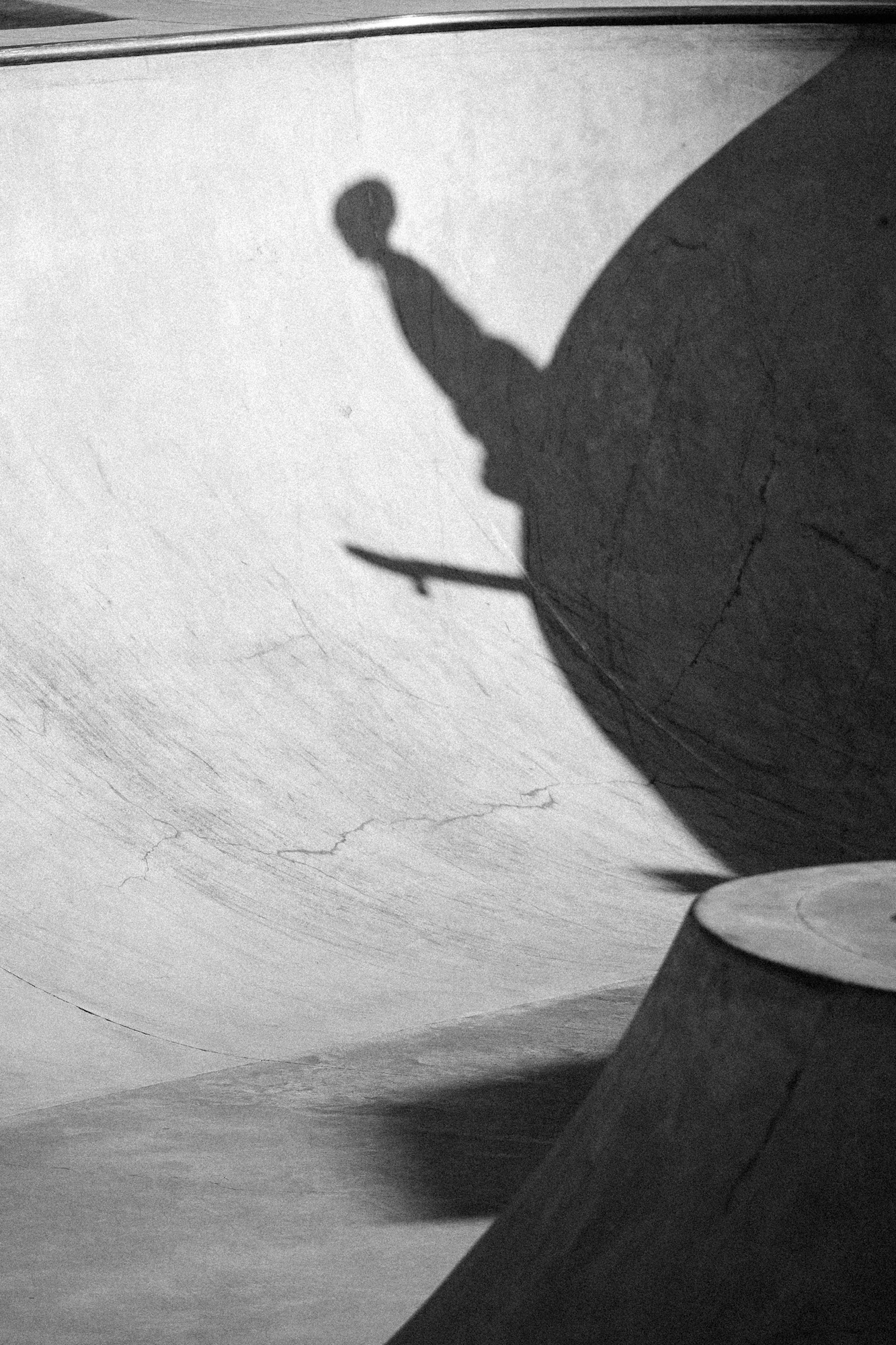 Skaters Shadow WST Park Rome Mark Dillon 01077