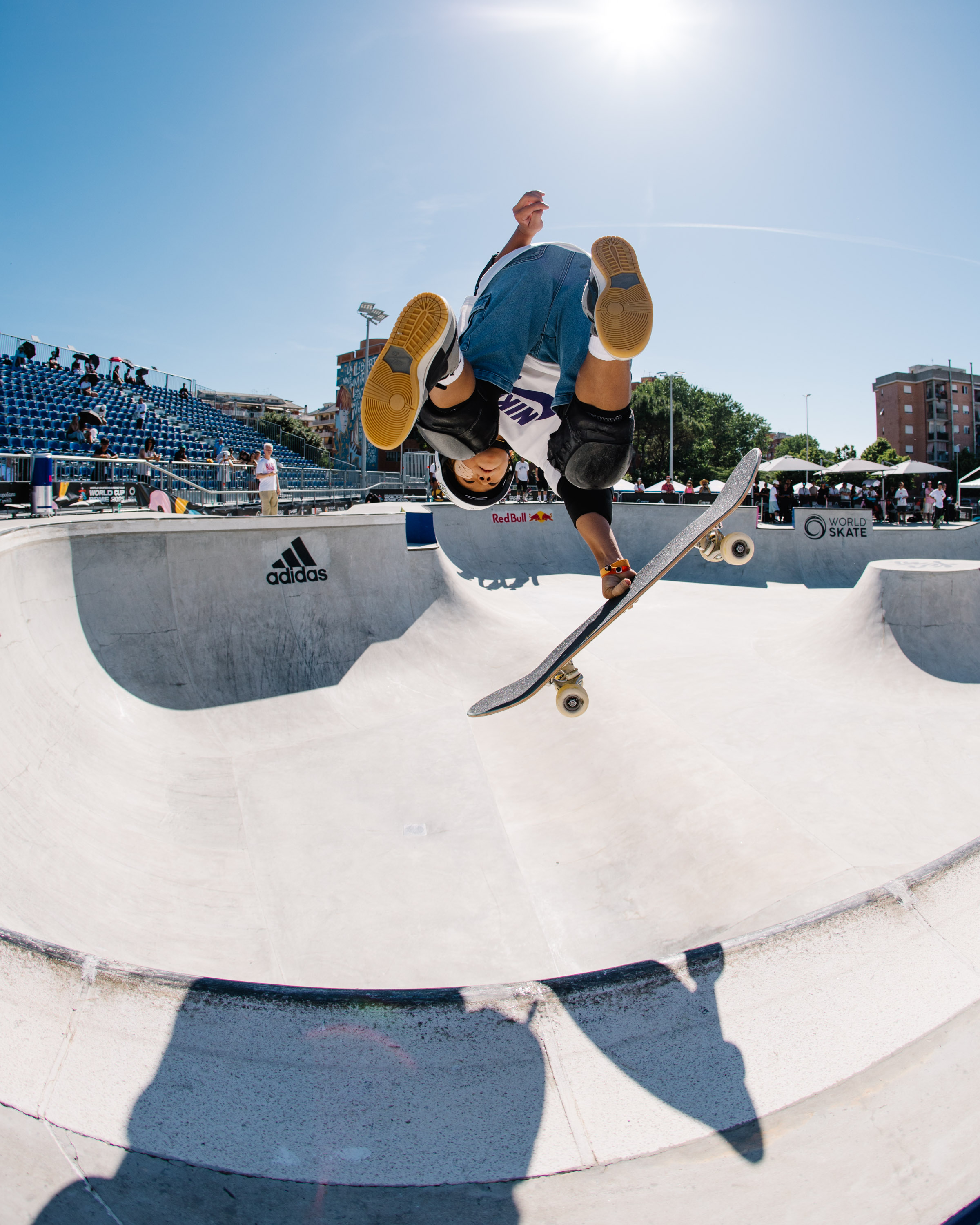 Max Ku kickflip indy WST World Cup Rome 2025 Bryce Kanights 2134