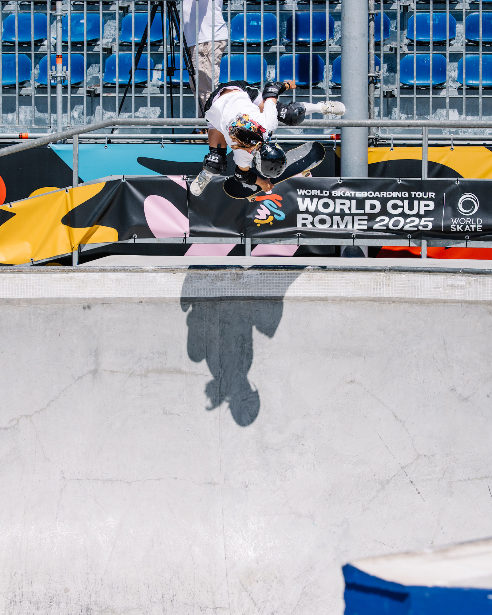 Yi Fan Lin kickflip indy WST World Cup Rome 2025 Bryce Kanights 4585