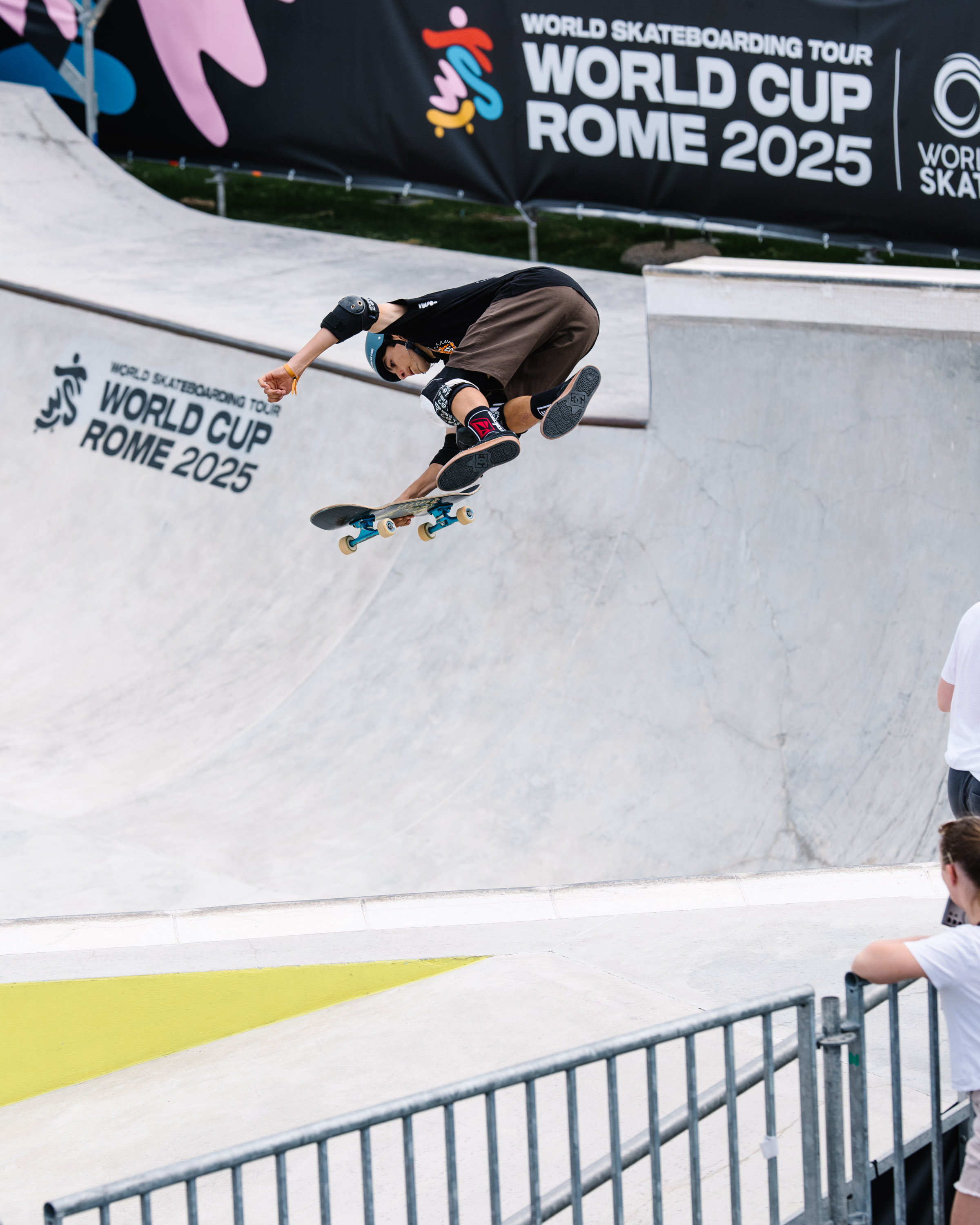Izei Villacorta kickflip indy WST World Cup Rome 2025 Bryce Kanights 5873