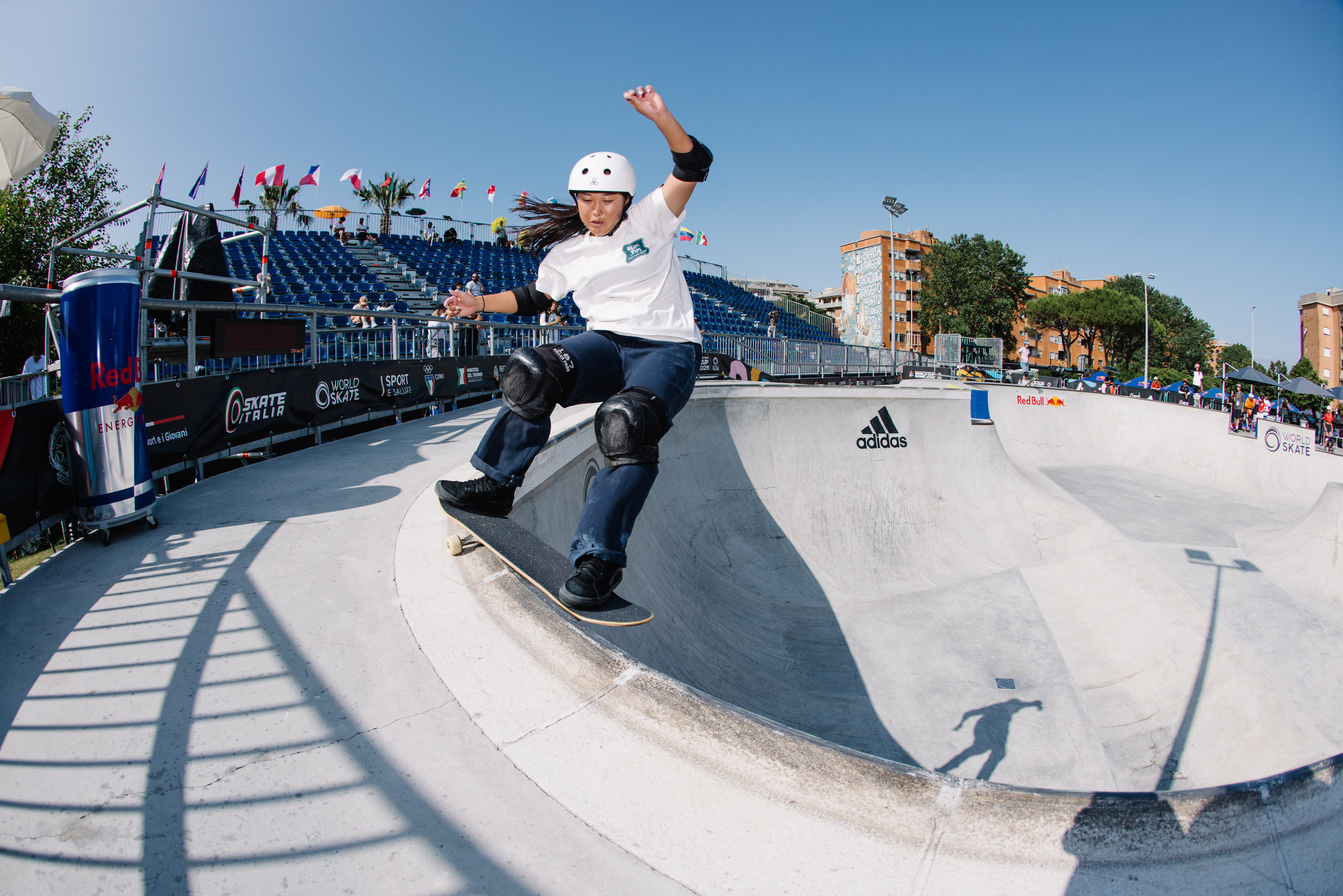 Kihana Ogawa smith grind WST World Cup Rome 2025 Bryce Kanights 6154