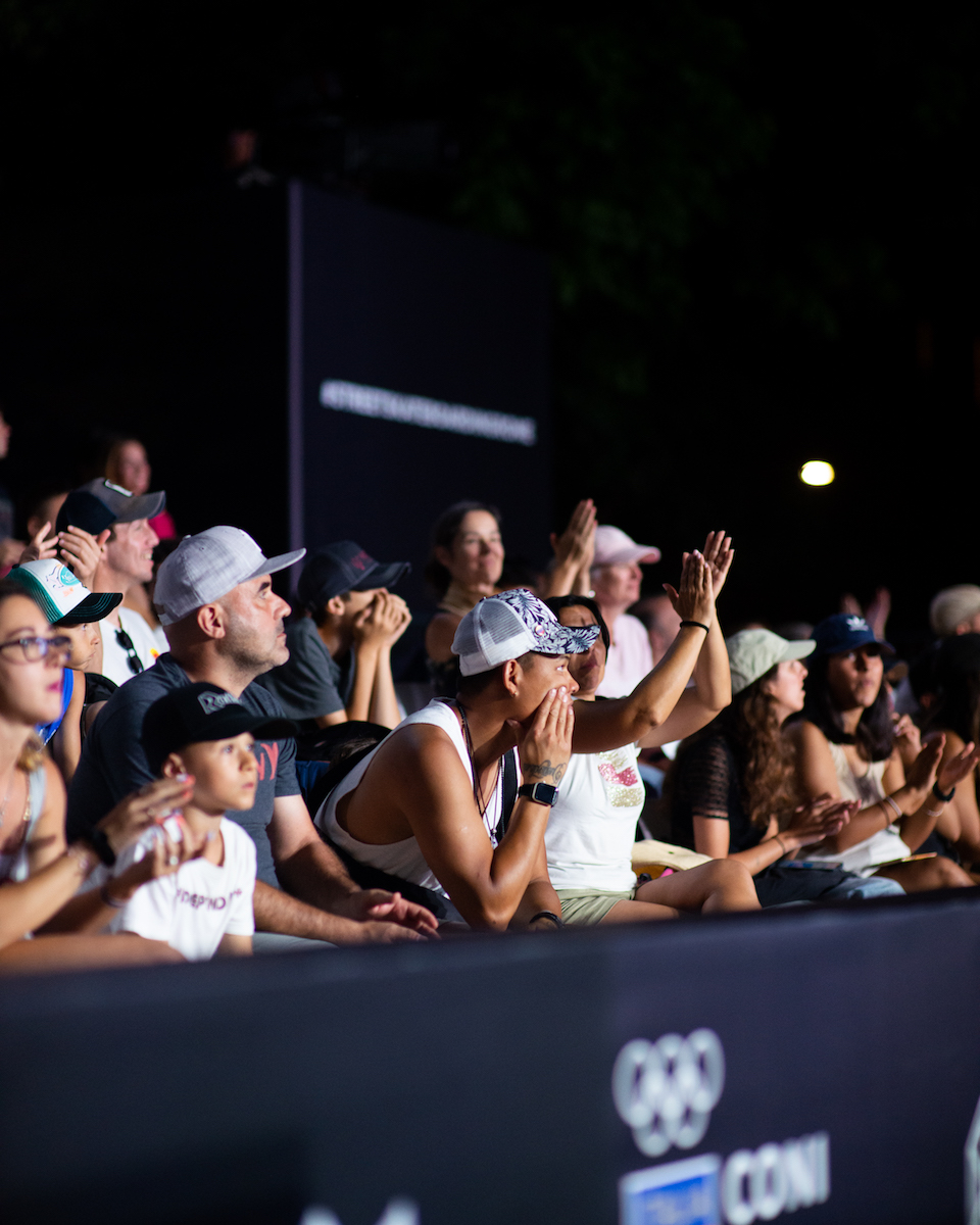 Crowd 1 semi finals WorldSkate WST Street RomePark 2023 Jake Darwen 22