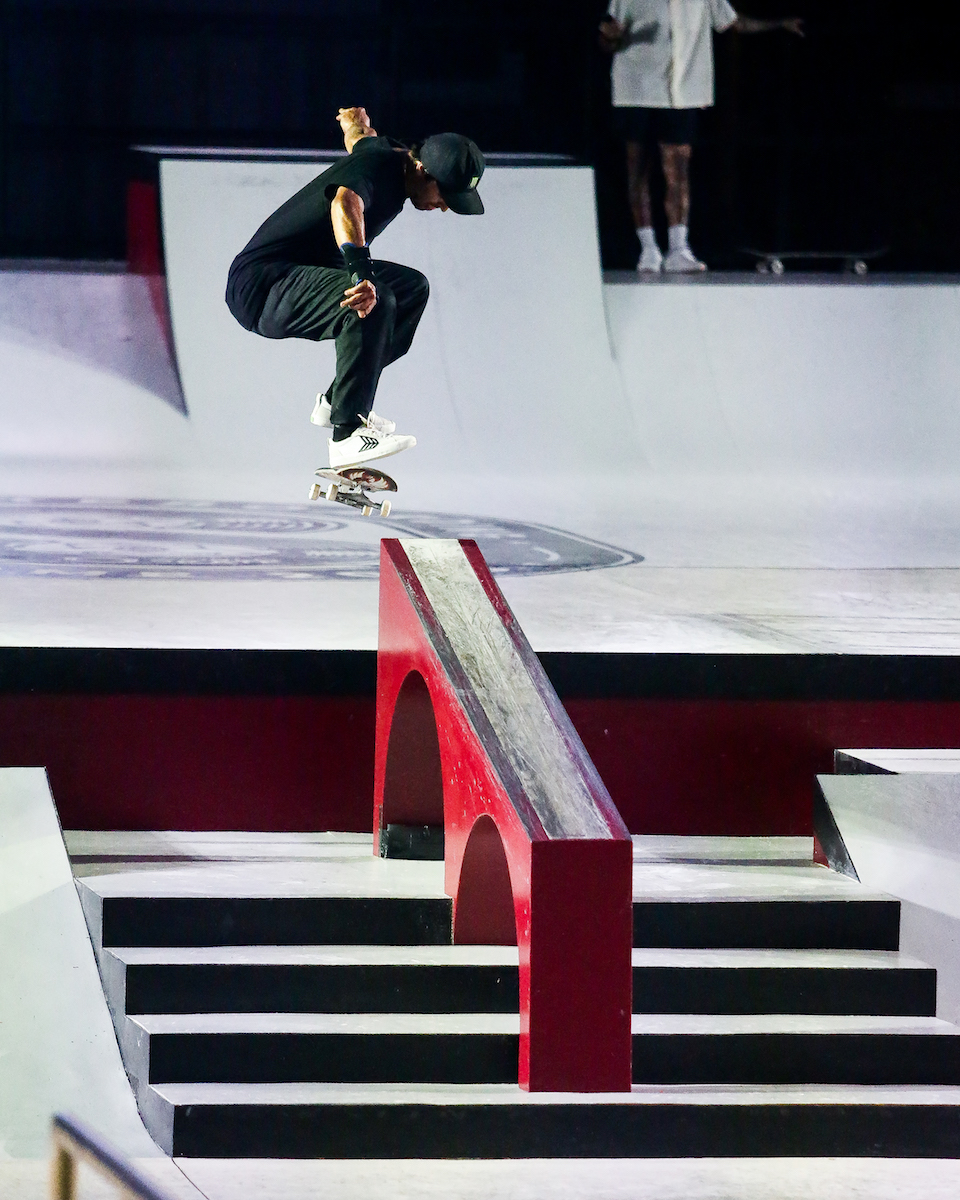 Kelvin Hoefler kickflip frontside 5050 Hubba finals WorldSkate WST Street RomePark 2023 Davide 2