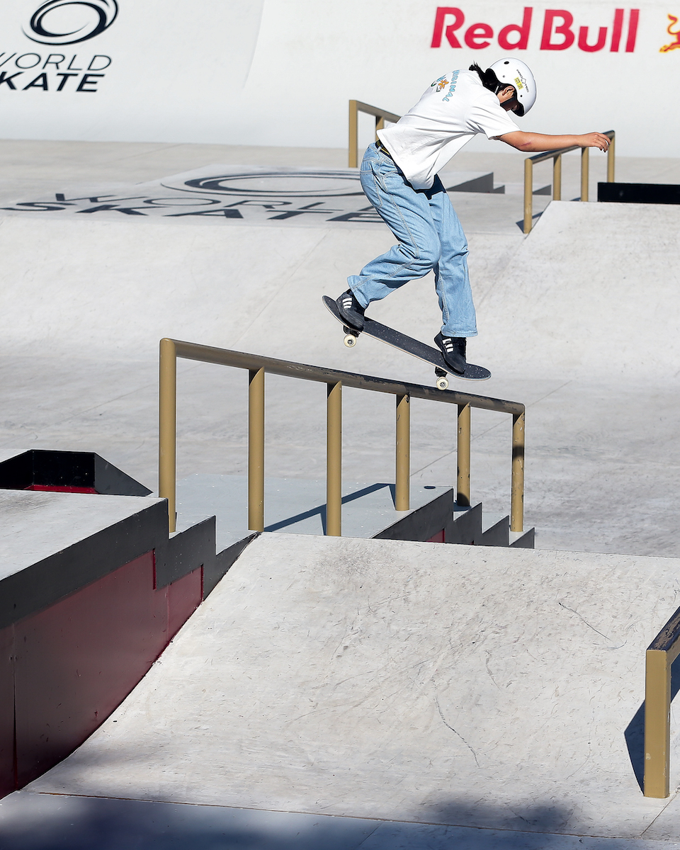 Momiji Nishiya back lip big rial WorldSkate WST Street RomePark 2023 Davide 7