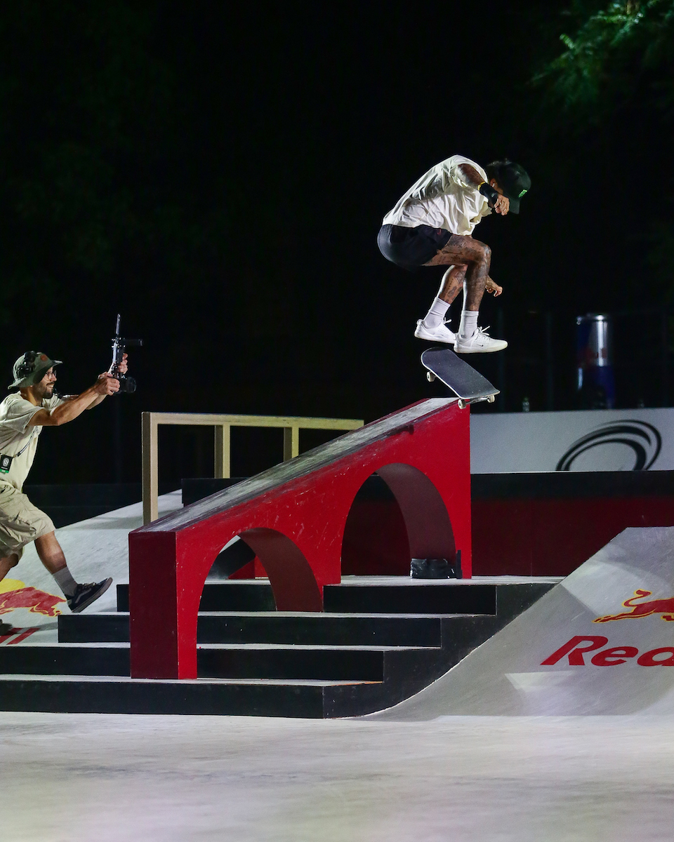 Nyjah Huston nollie heel back tail hubba finals WorldSkate WST Street RomePark 2023 Davide 2