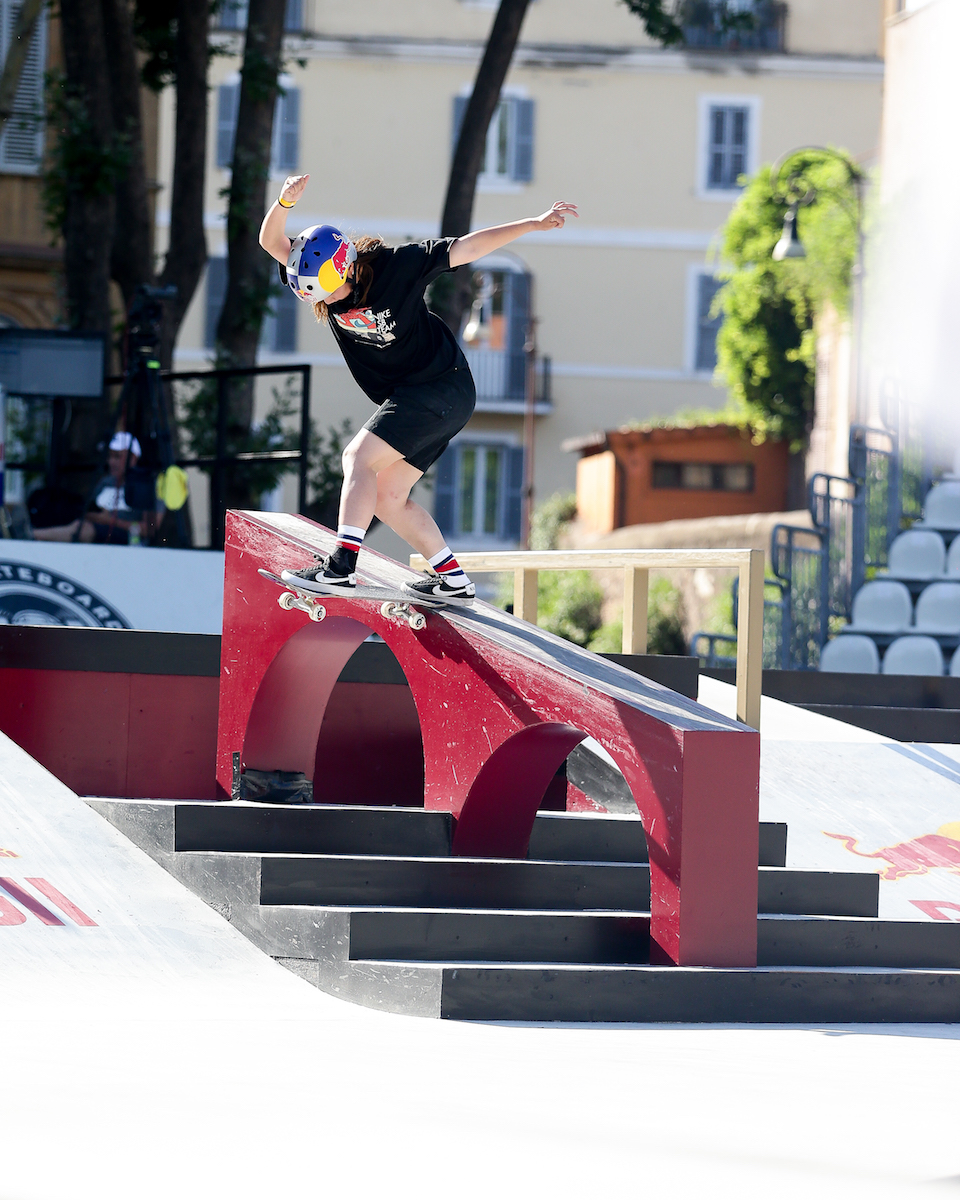 Yumeka Oda back tail hubba finals WorldSkate WST Street RomePark 2023 Davide 13