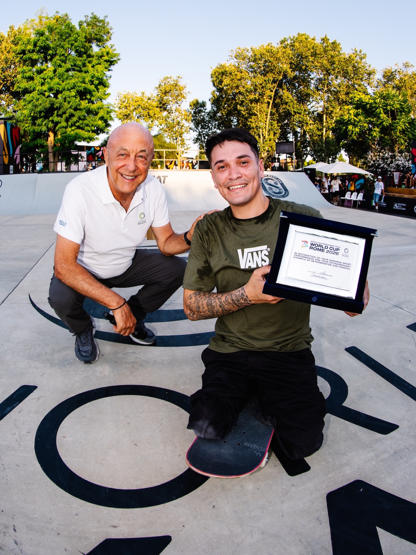 Filipe Nunes Sabatino Aracu wsk skateboarding world Cup Rome 2026 Haruta 9891