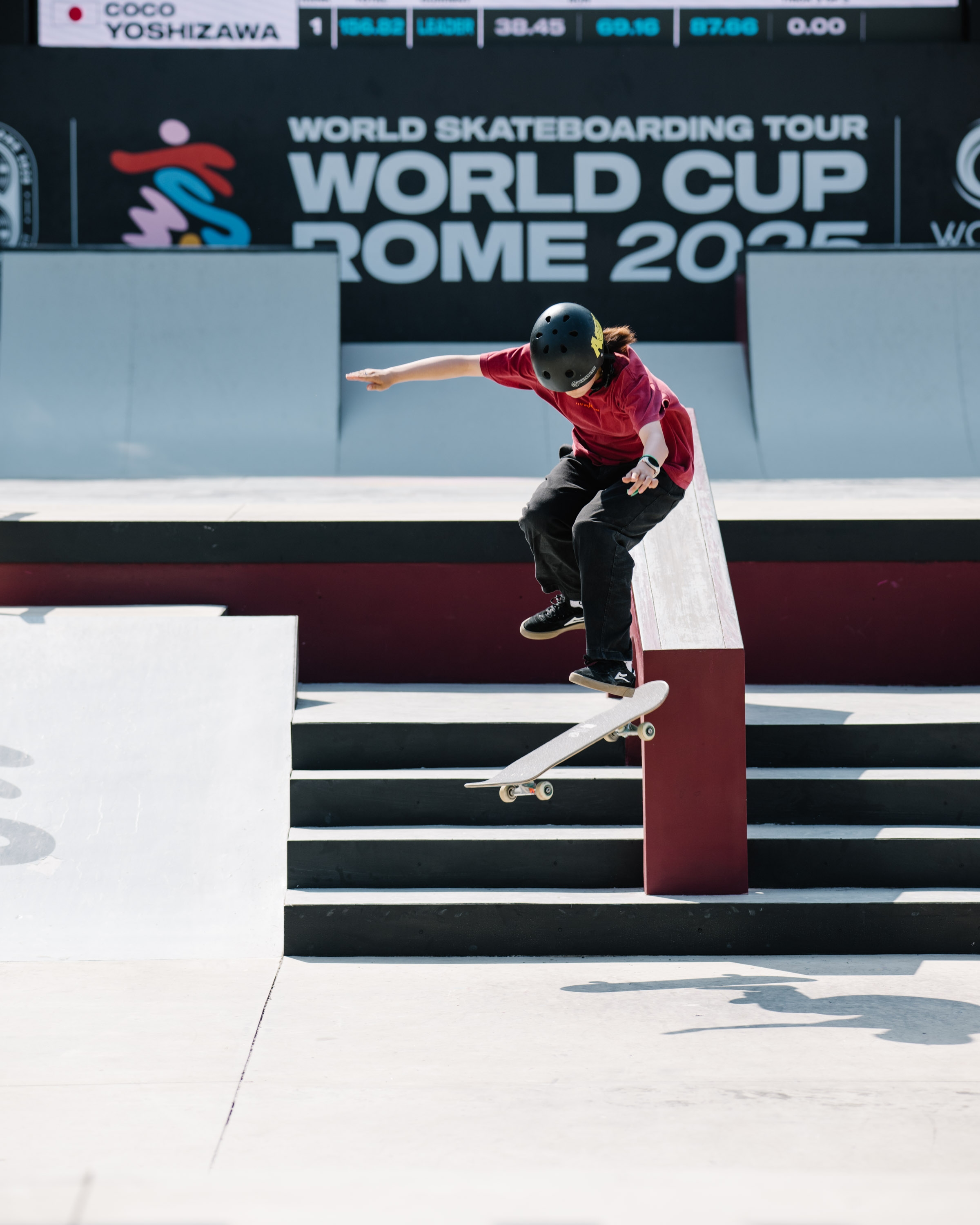 Coco YoshiZawa nose bigspin WST World Cup Rome 2025 Kenji Haruta 9973
