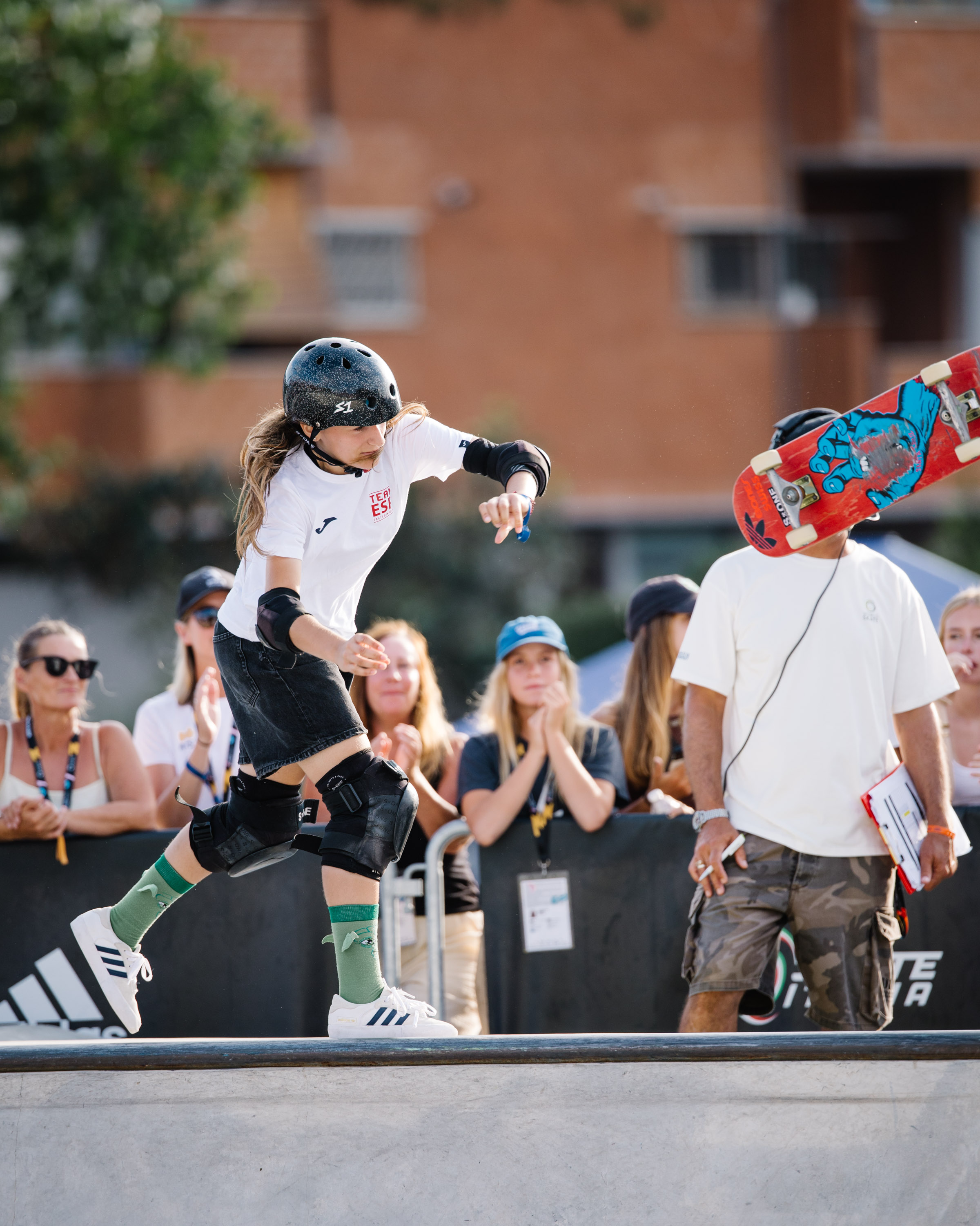 Naia Lasso board throw WST World Cup Rome 2025 Bryce Kanights 2826