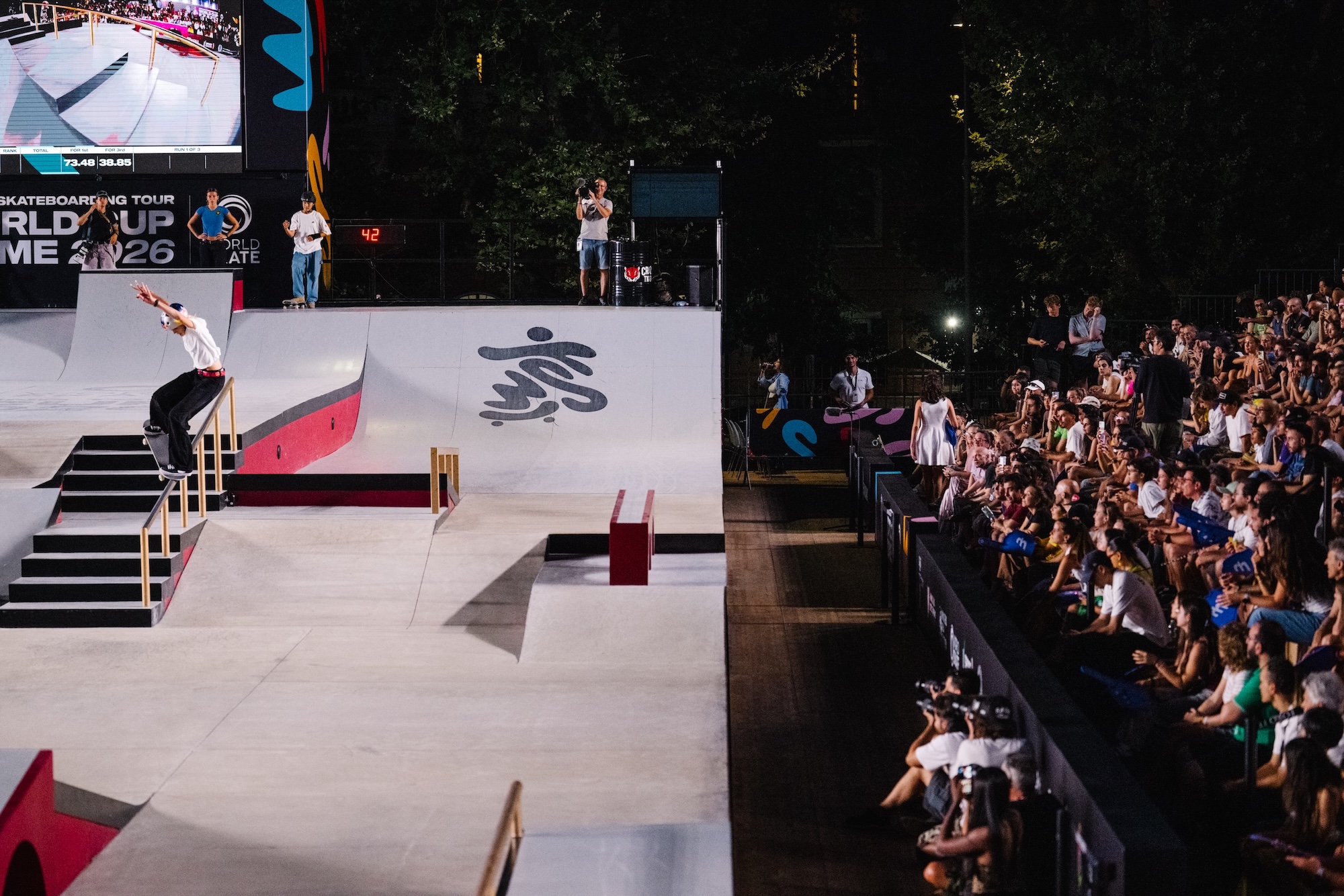 Chloe Covell wsk skateboarding world Cup Rome 2026 Haruta 5003