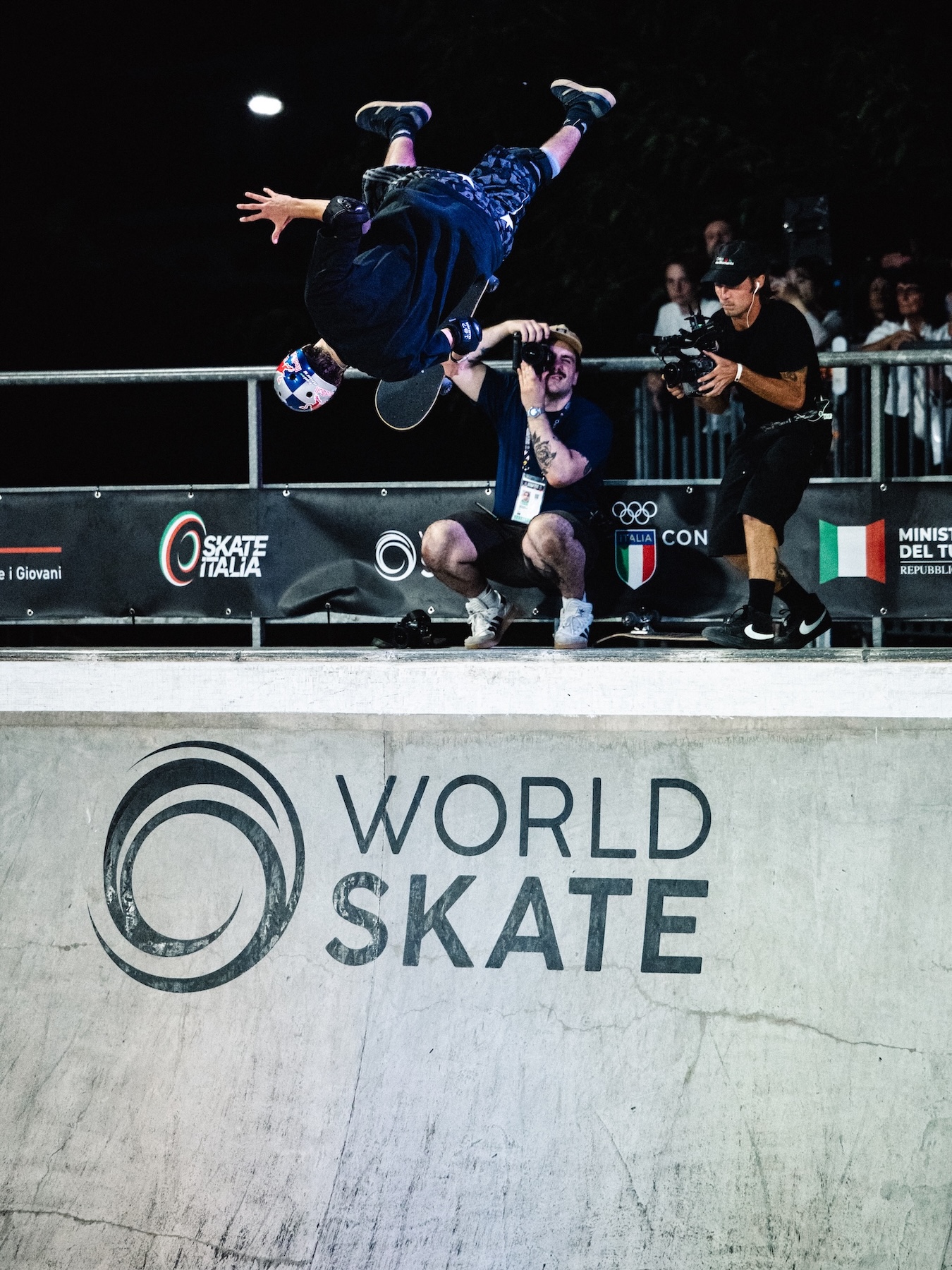 Gui Khury 540 kicflip indy wsk skateboarding world Cup Ostia 2026 Kanights 8779