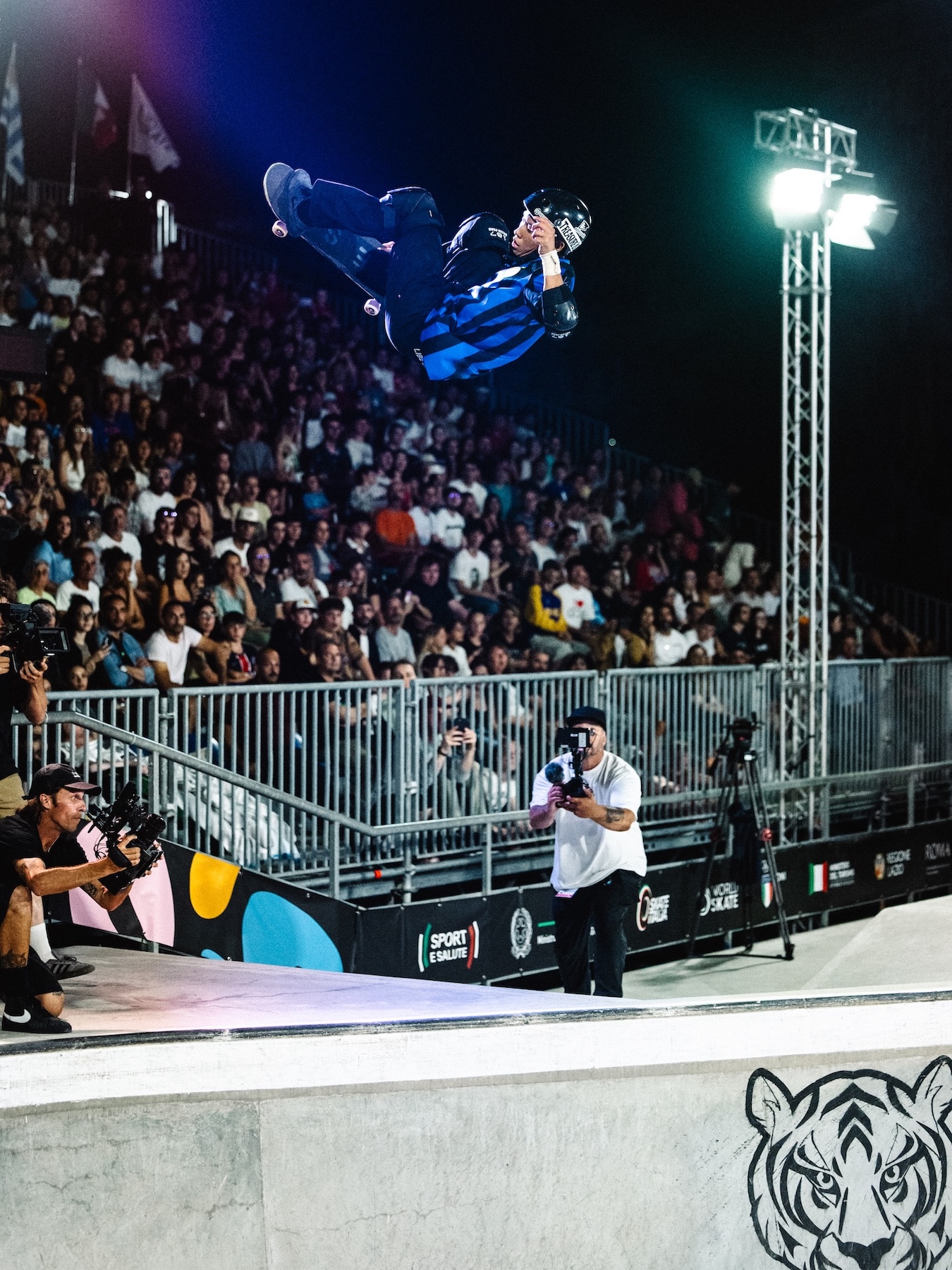 Issei Sakurai 540 wsk skateboarding world Cup Ostia 2026 Kanights 2984