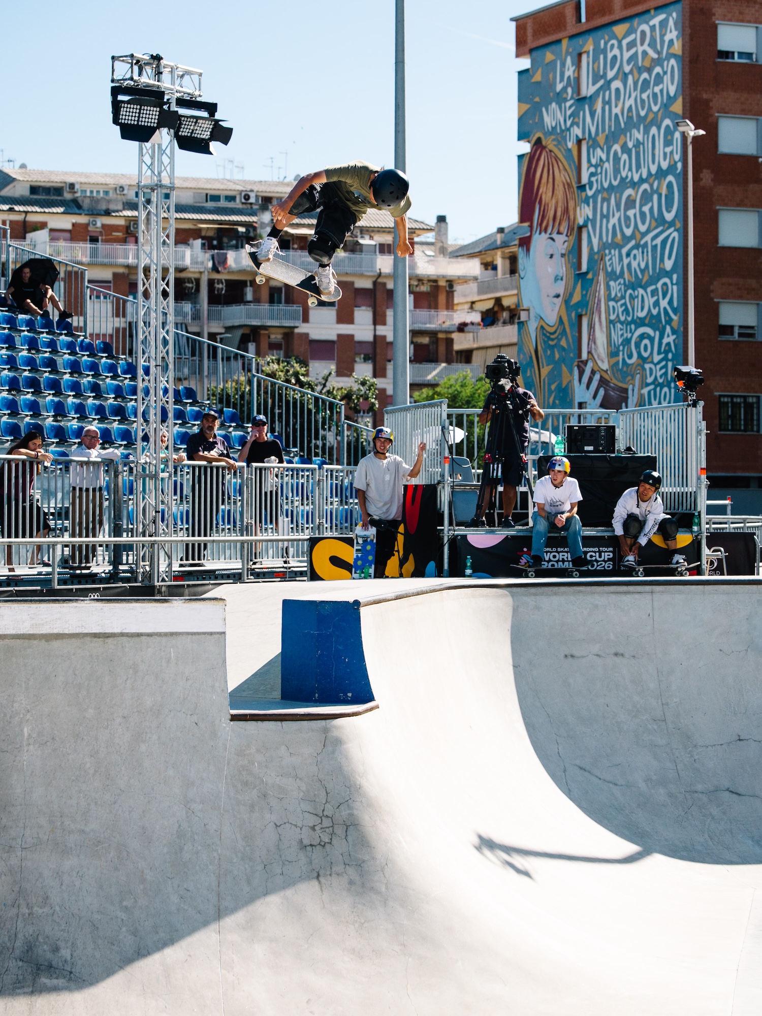 Izuru Nagahara backside ollie wsk skateboarding world Cup Ostia 2026 Kanights 0289