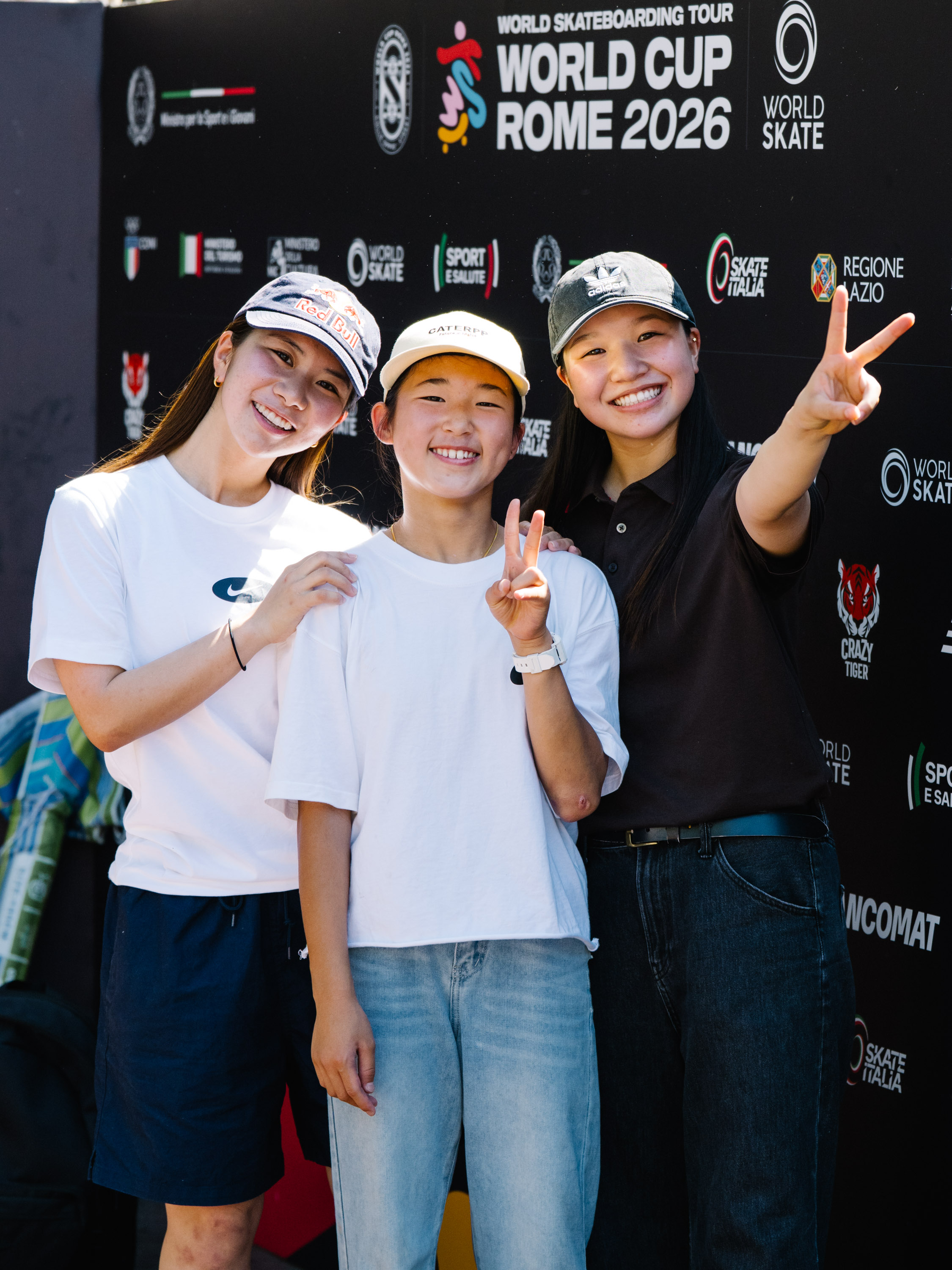 Yumeka Oda Mei Ozeki Momiji Nishiya wsk skateboarding world Cup Rome 2026 Haruta 5737