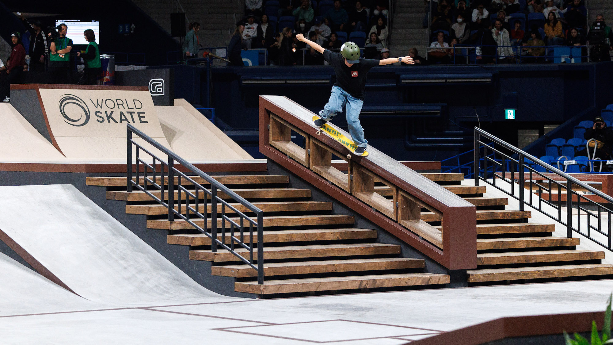 Funa Nakayama crook hubba finals WST Street WCH Tokyo 2023 Atiba Jefferson 13