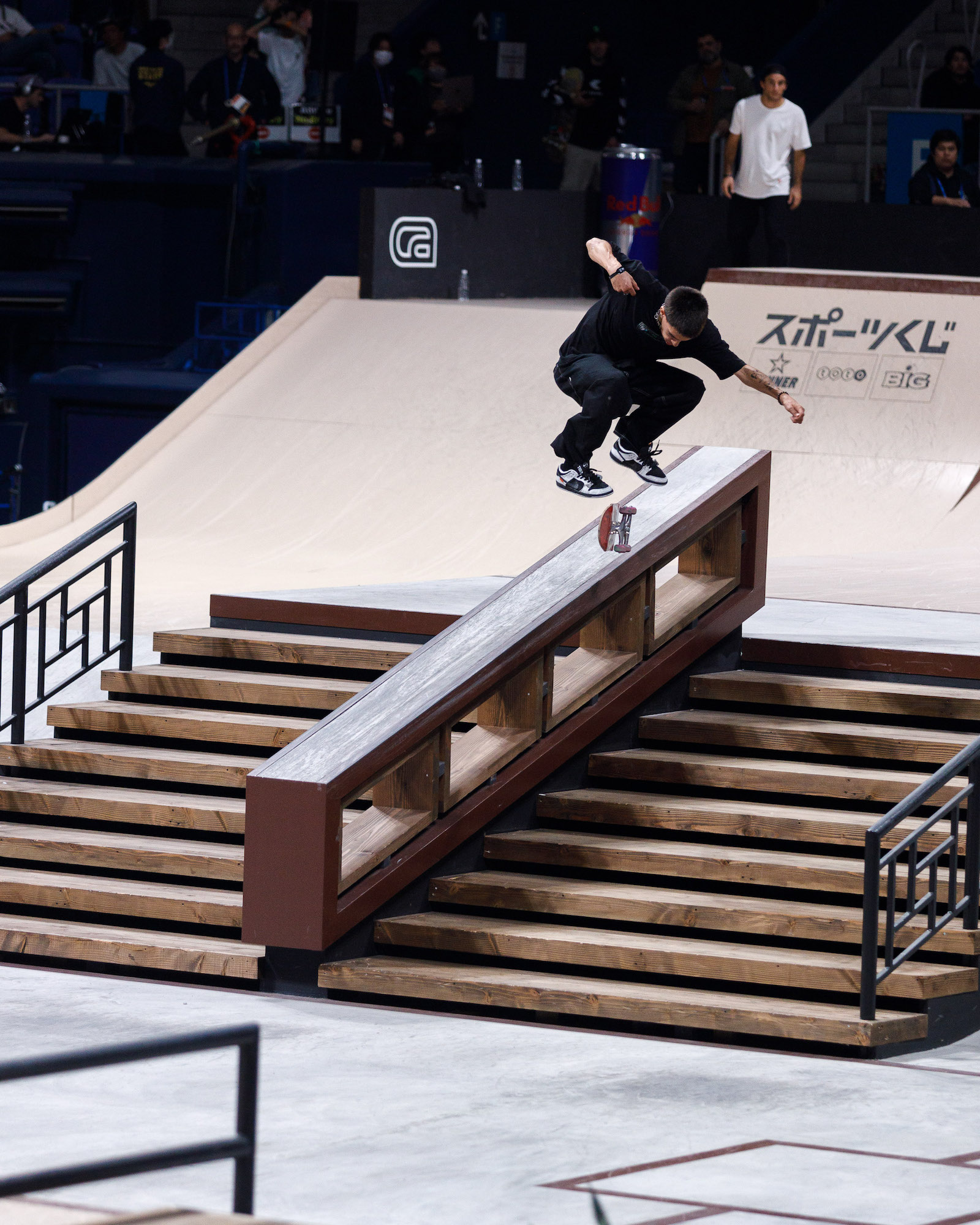 Greg Rodriguez hard flip 5 0 hubba semi finals WST Street WCH Tokyo 2023 Atiba Jefferson 15