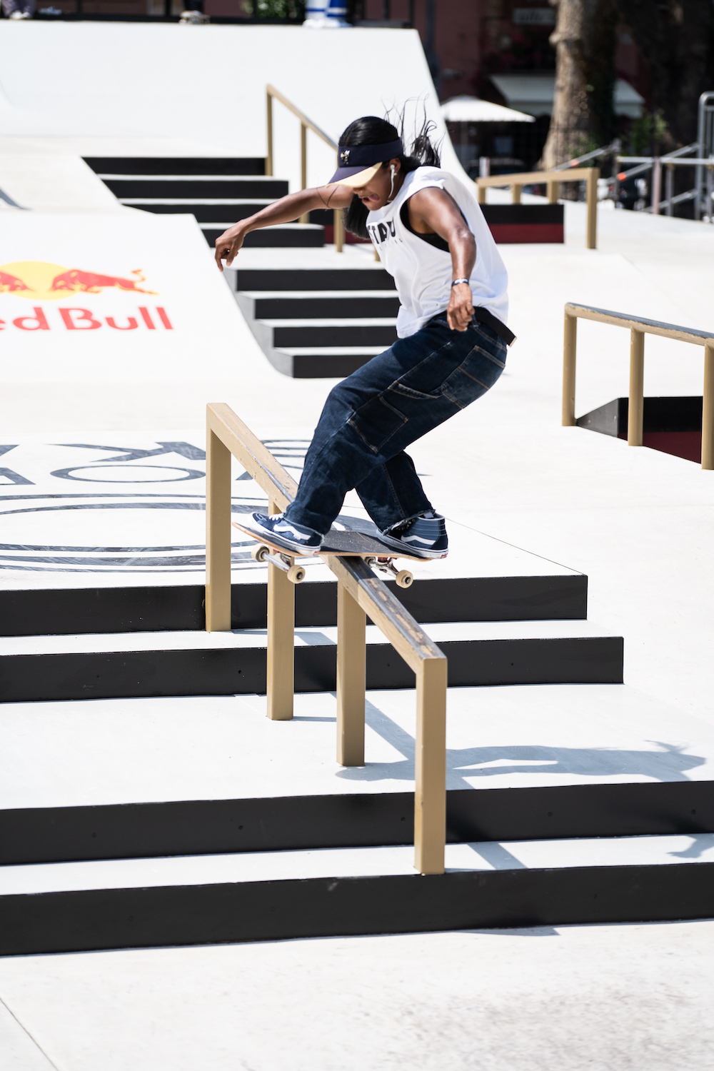 Jazmin Alvarez Front board smaller Rail WorldSkate WST Street RomePark 2023 Mark Dillon 6