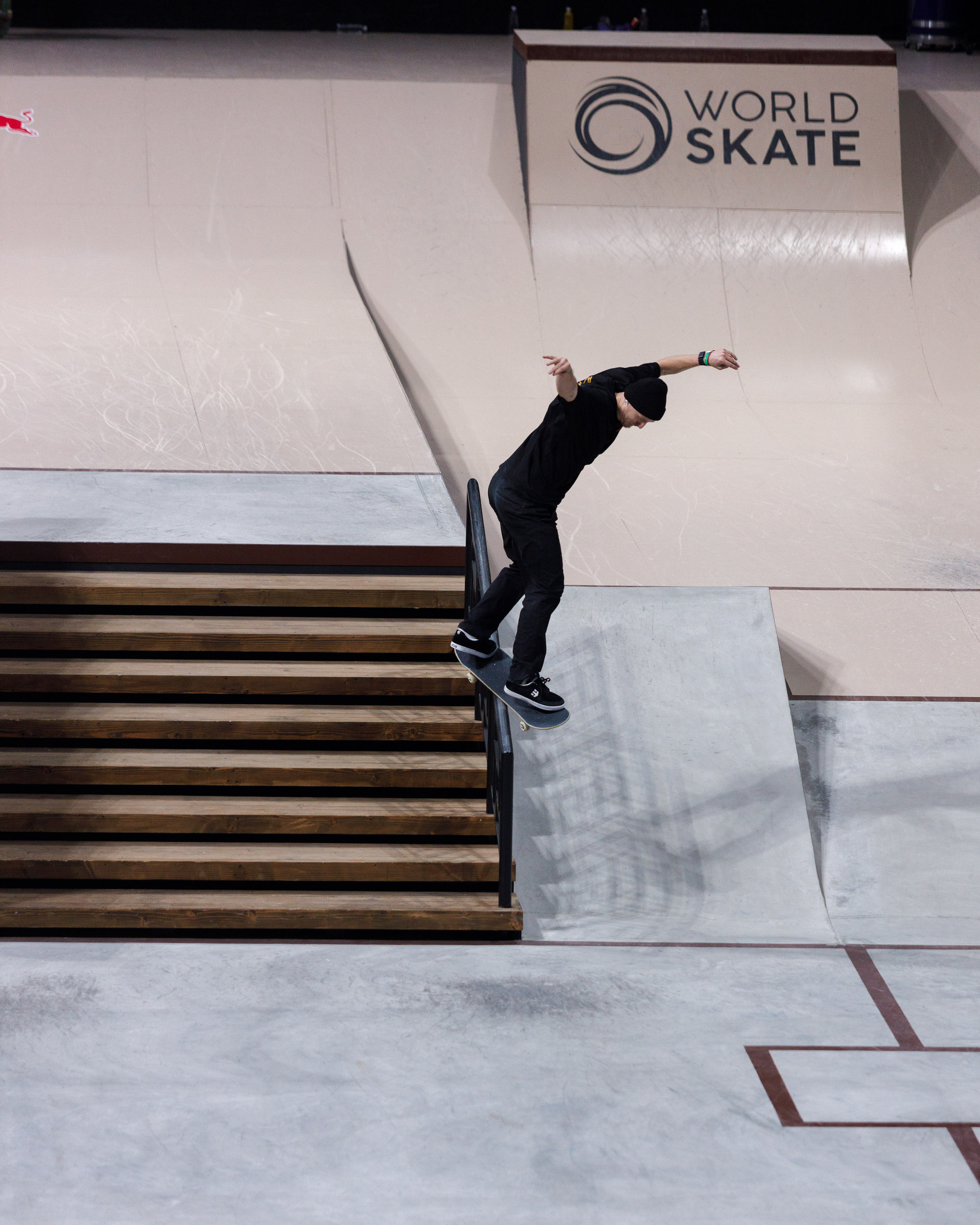 Martin Pek bump to back smith handrail Mens Qualifires WST Street WCH Tokyo 2023 Kenji Haruta 38