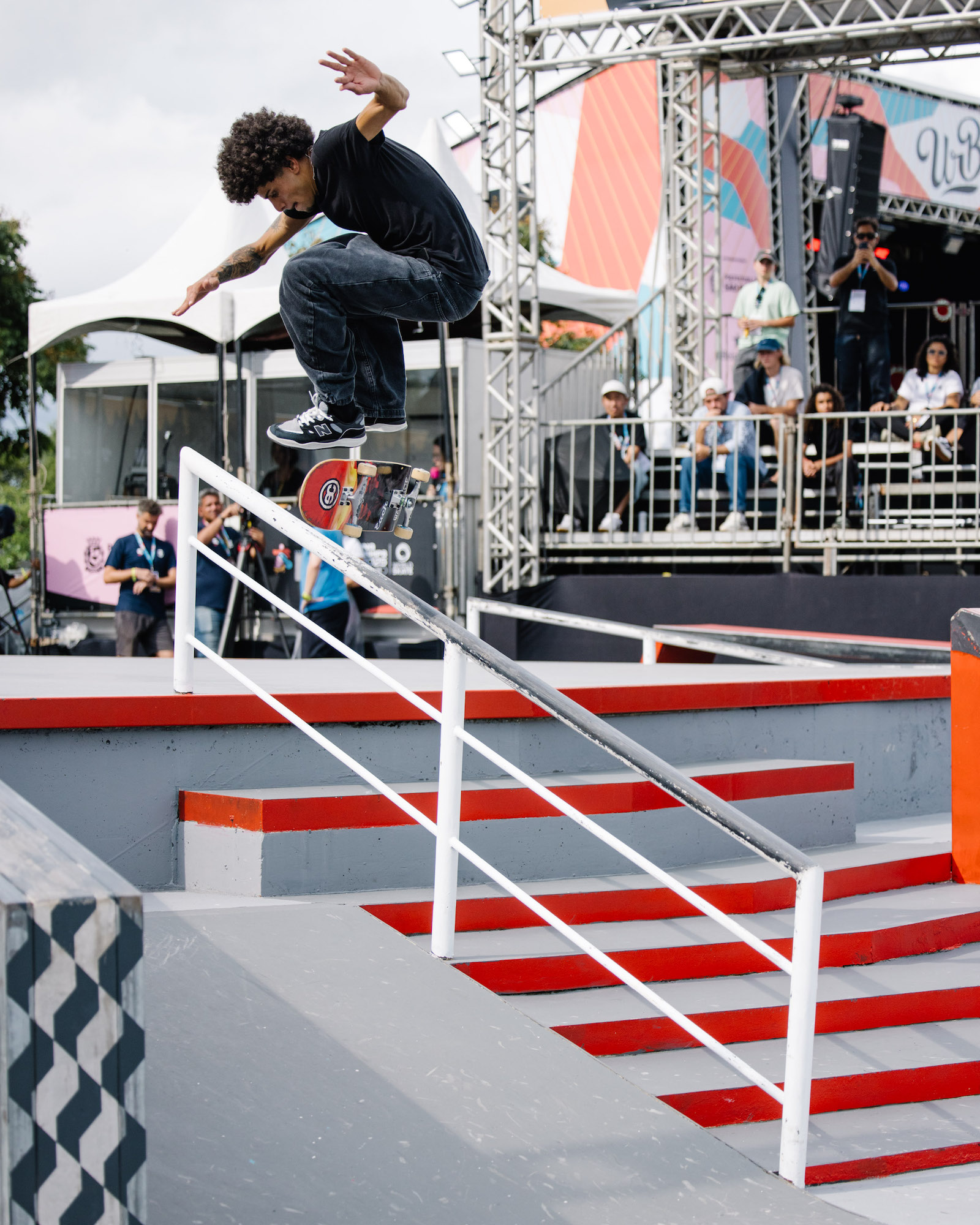 Wallace Gabriel nollie backside flip to Back lip wsk skateboarding championship São Paulo 2025 Abal 3729