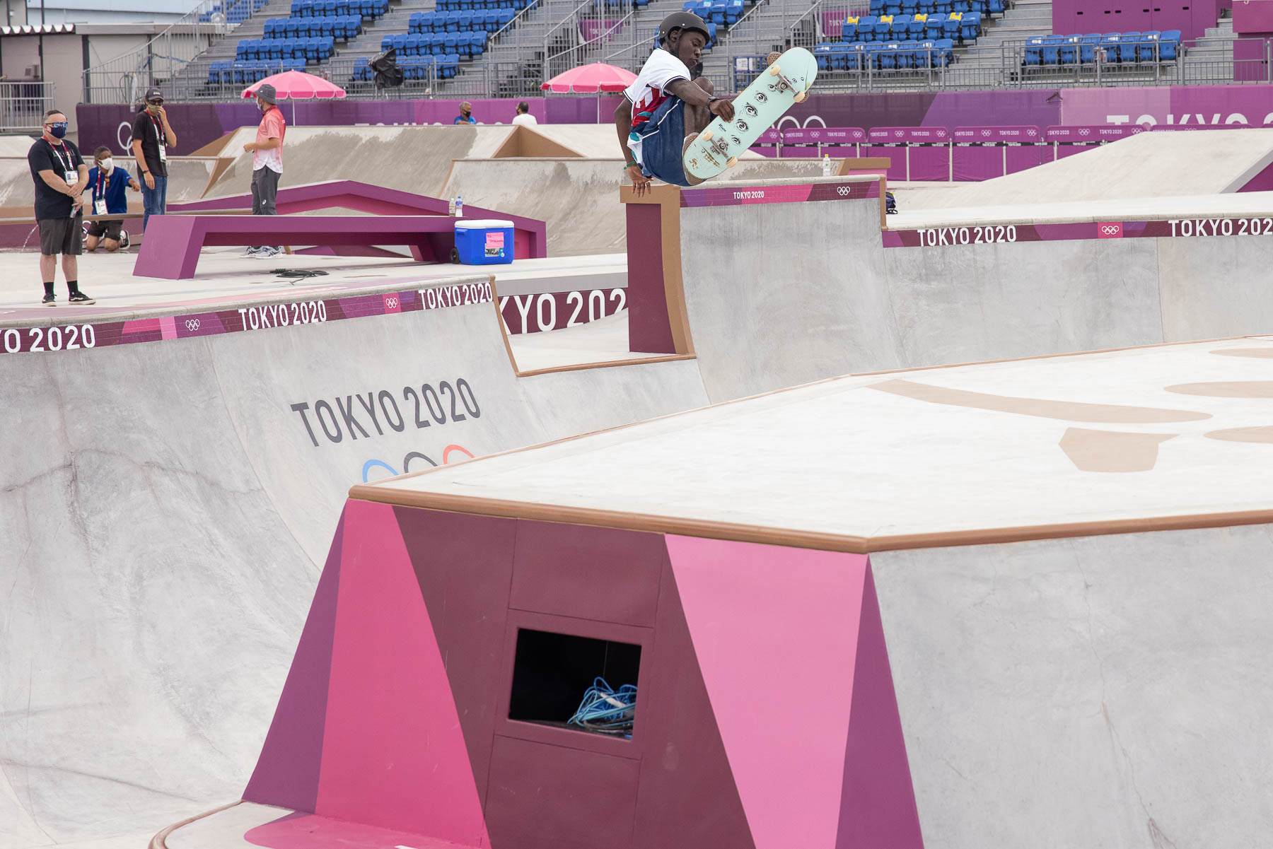 Zion Wright Mens Practice Day One Tokyo 2020 ATIBA C1A2151