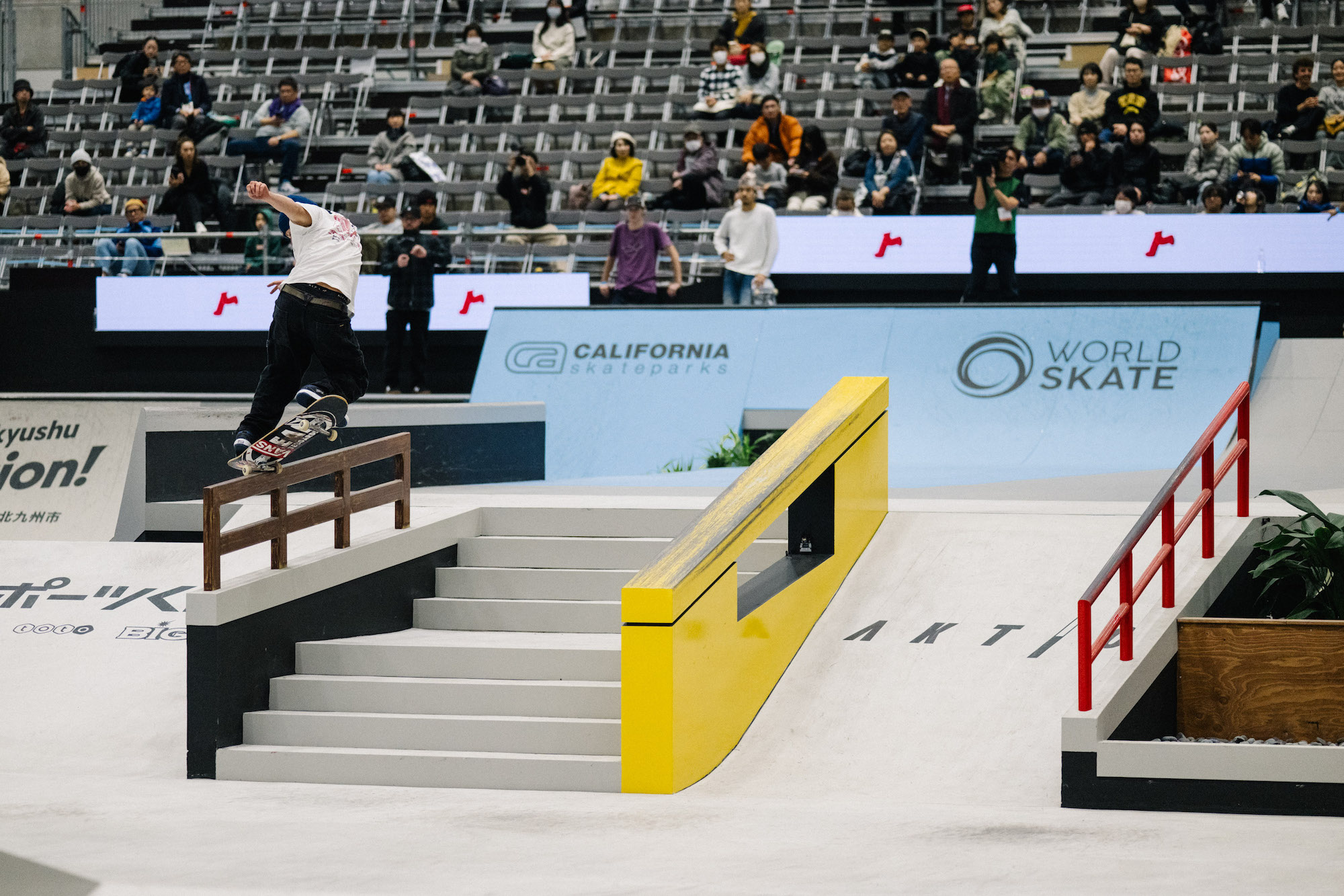 Rome Collyer backside 180 nosegrind WSK Kitakyushu 2025 Haruta 2