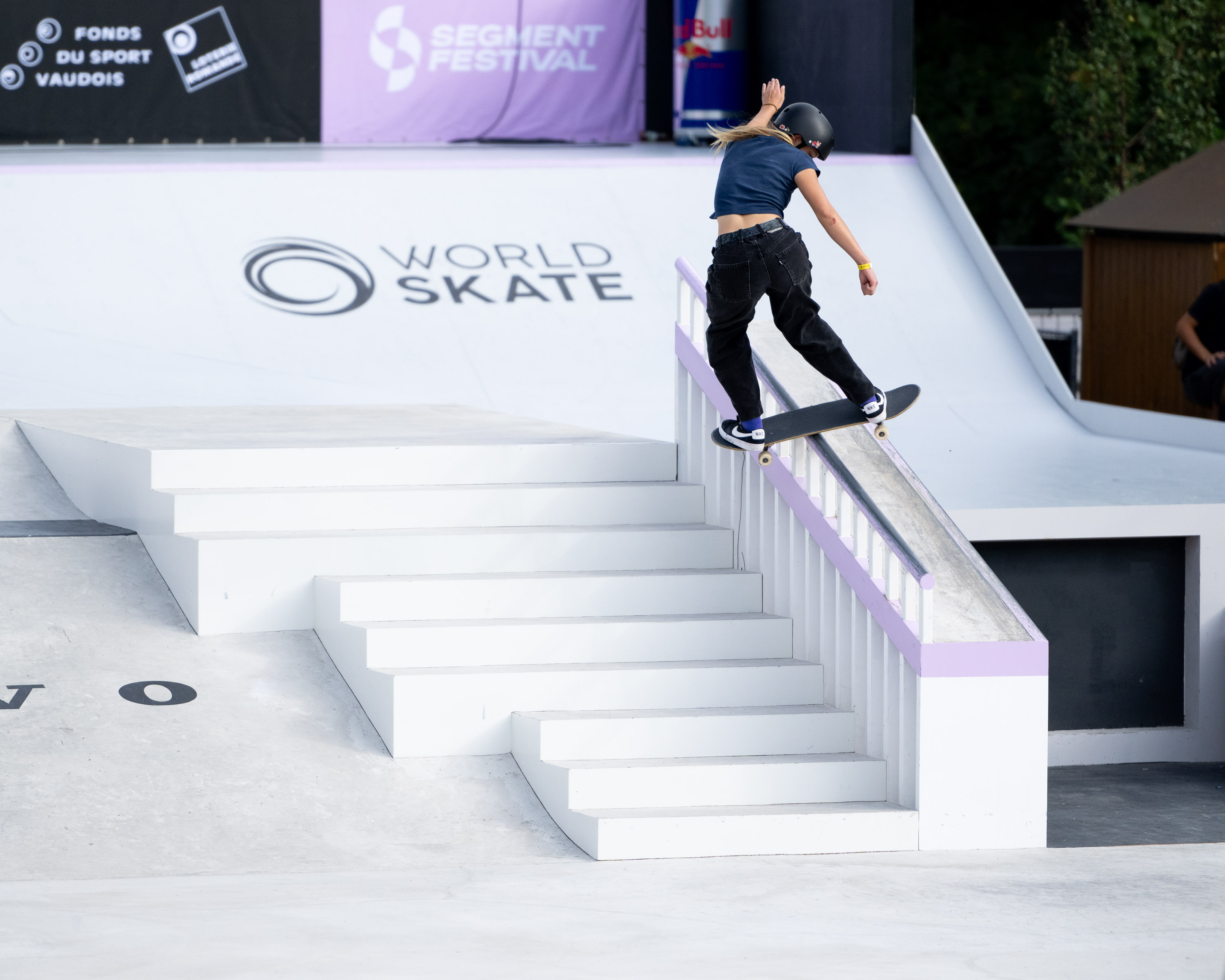 Paige Heyn switch front board rail WorldSkate WST Street Lausanne 2023 Jake Darwen 10