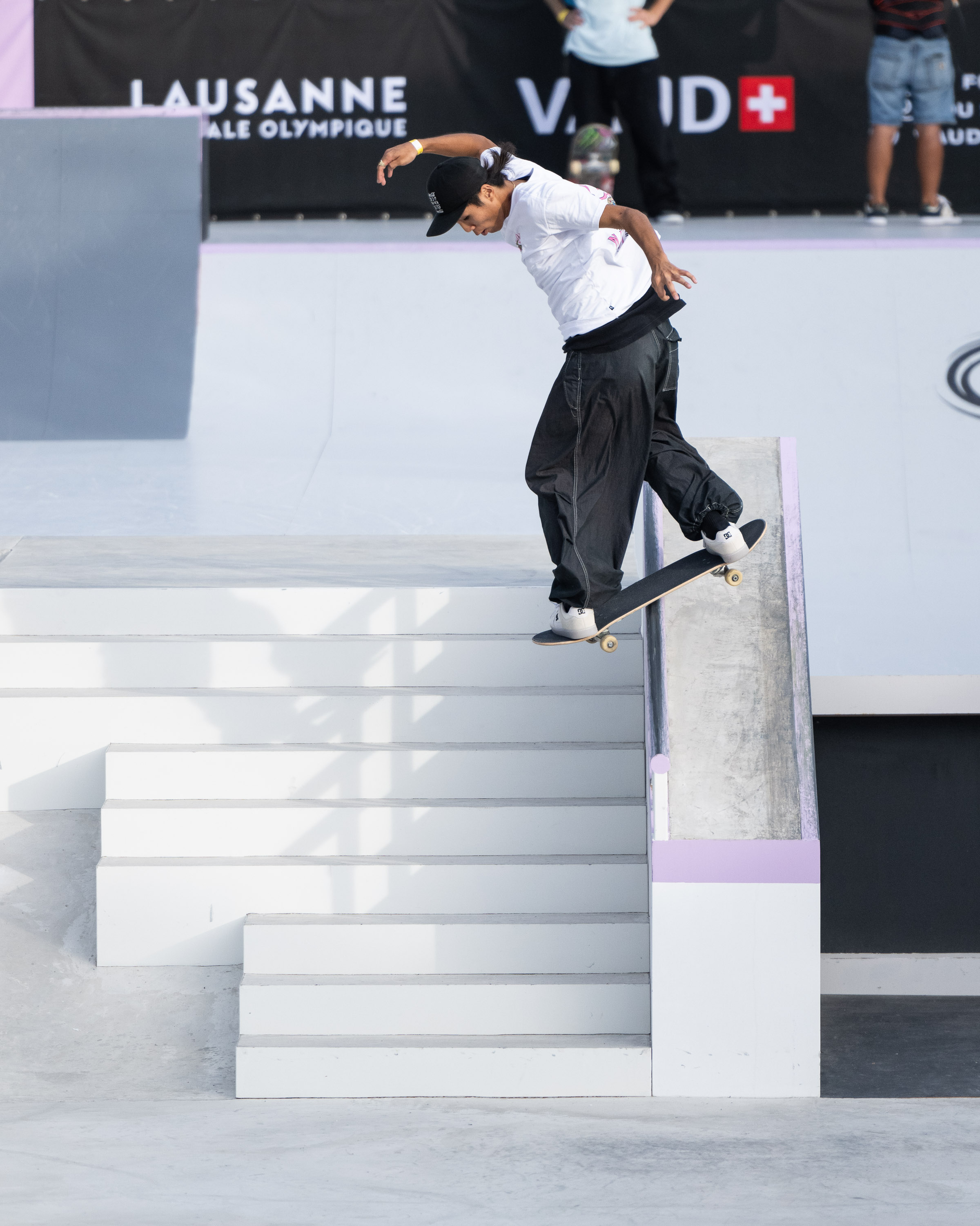 Yukito Aoki cab back lip rail WorldSkate WST Street Lausanne 2023 Jake Darwen 3