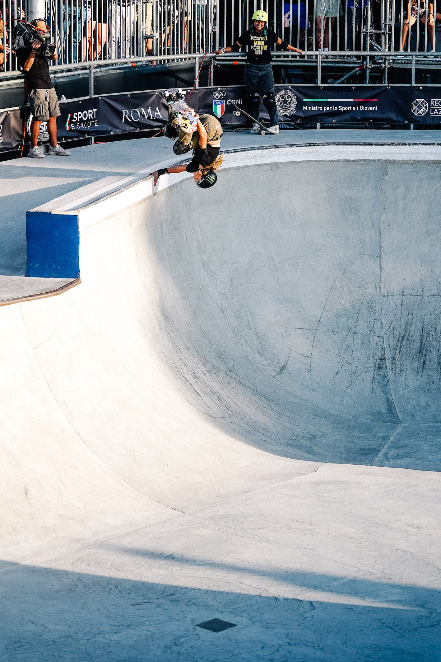 Ruby Lilly hand PLant WorldSkate WST Park Ostia Rome 2023 Mark Dillon 9