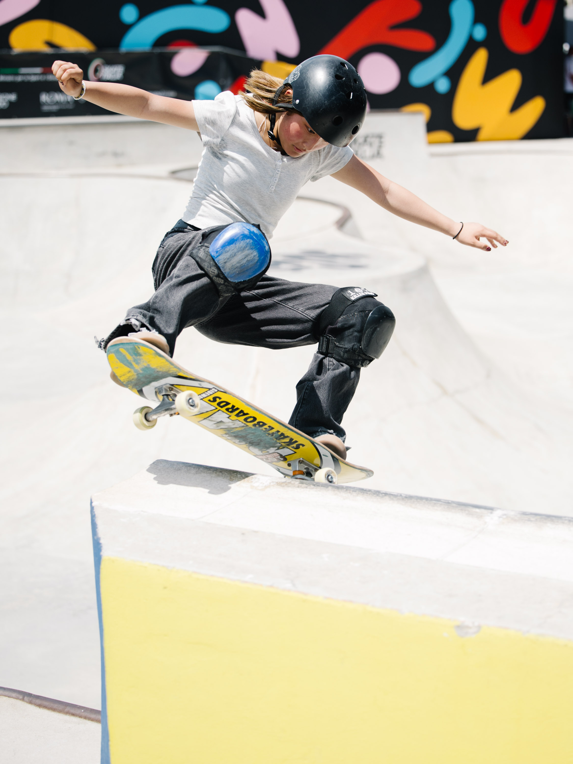 Mei Sugawara gap to lip wsk skateboarding world Cup Ostia 2026 Kanights 2574