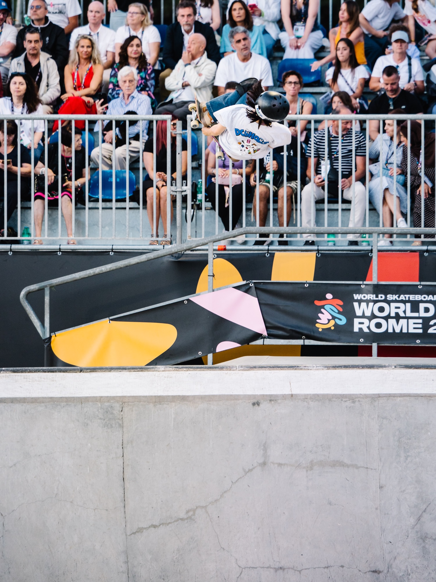 Mizuho Hasegawa 540 wsk skateboarding world Cup Ostia 2026 Kanights 7420