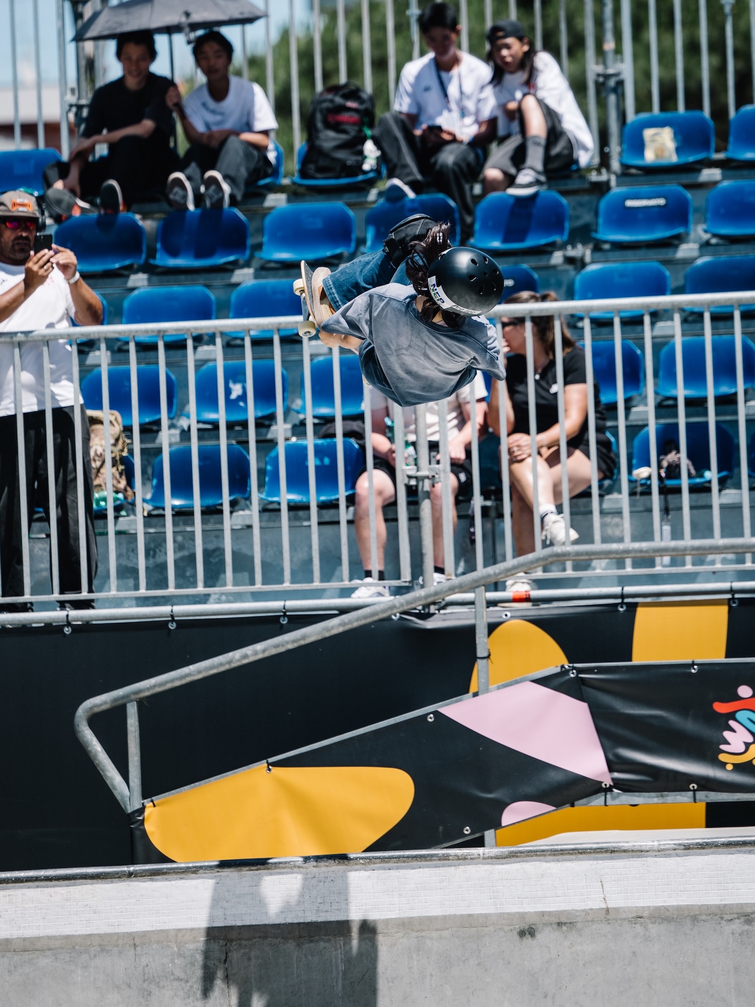 Mizuho Hasegawa 540 wsk skateboarding world Cup Ostia 2026 Kanights 6651