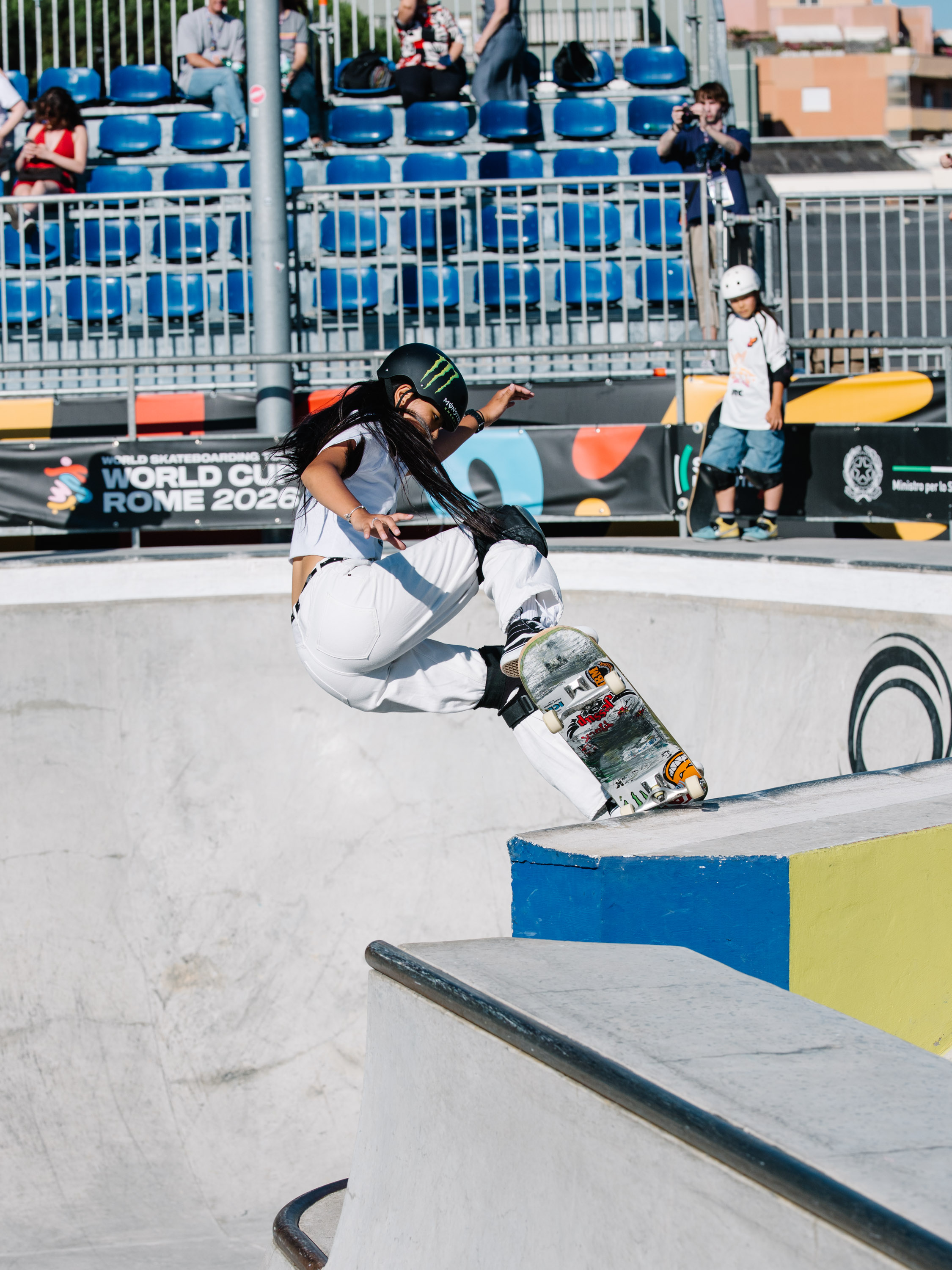 Cocona Hiraki nose grind wsk skateboarding world Cup Ostia 2026 Kanights 6091