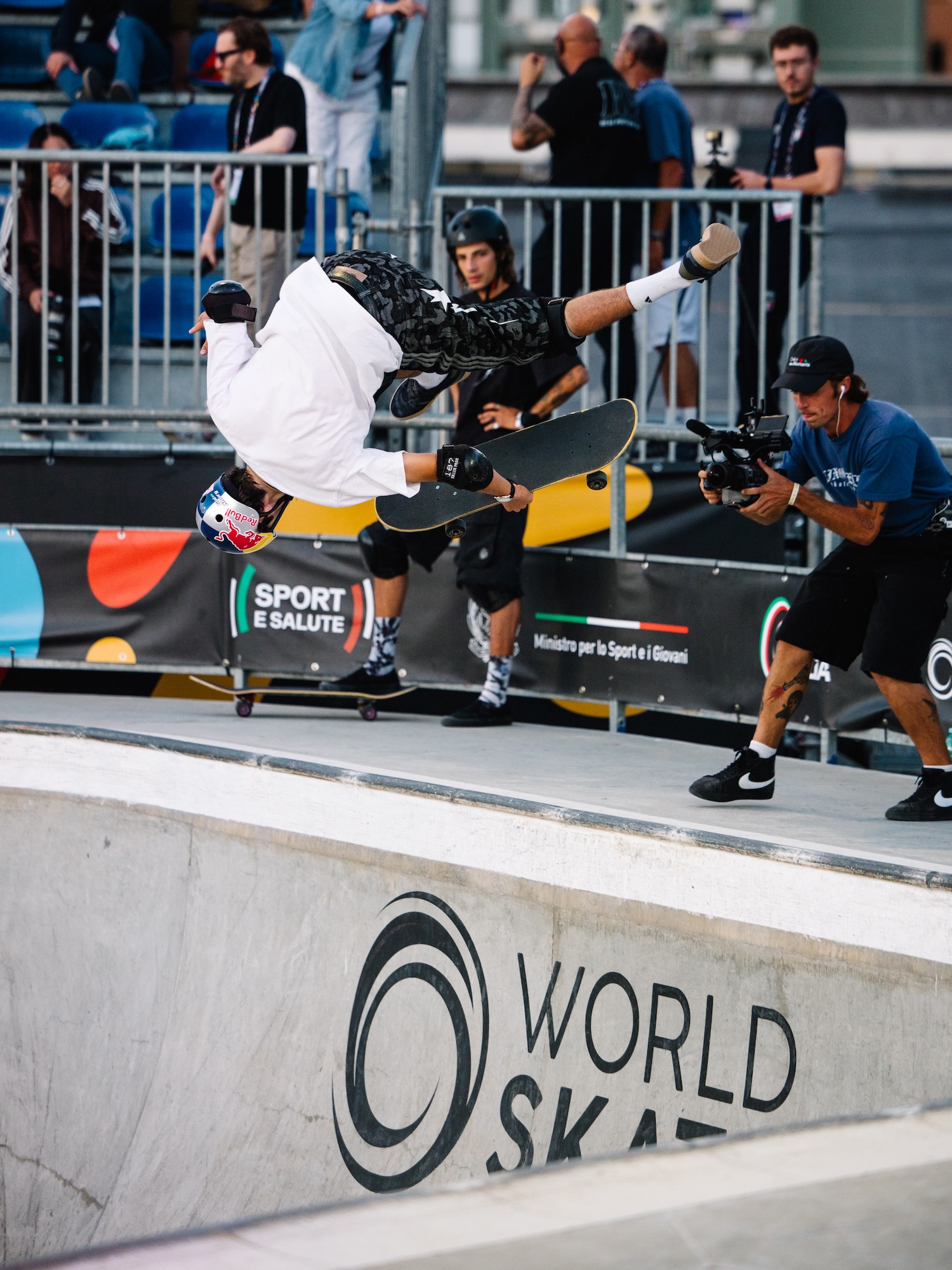 Gui Khury kickflip indy 540 wsk skateboarding world Cup Ostia 2026 Kanights 9899