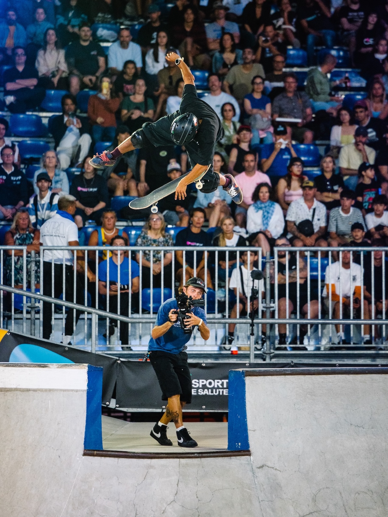 Yuro Nagahara kickflip indy wsk skateboarding world Cup Ostia 2026 Kanights 1963