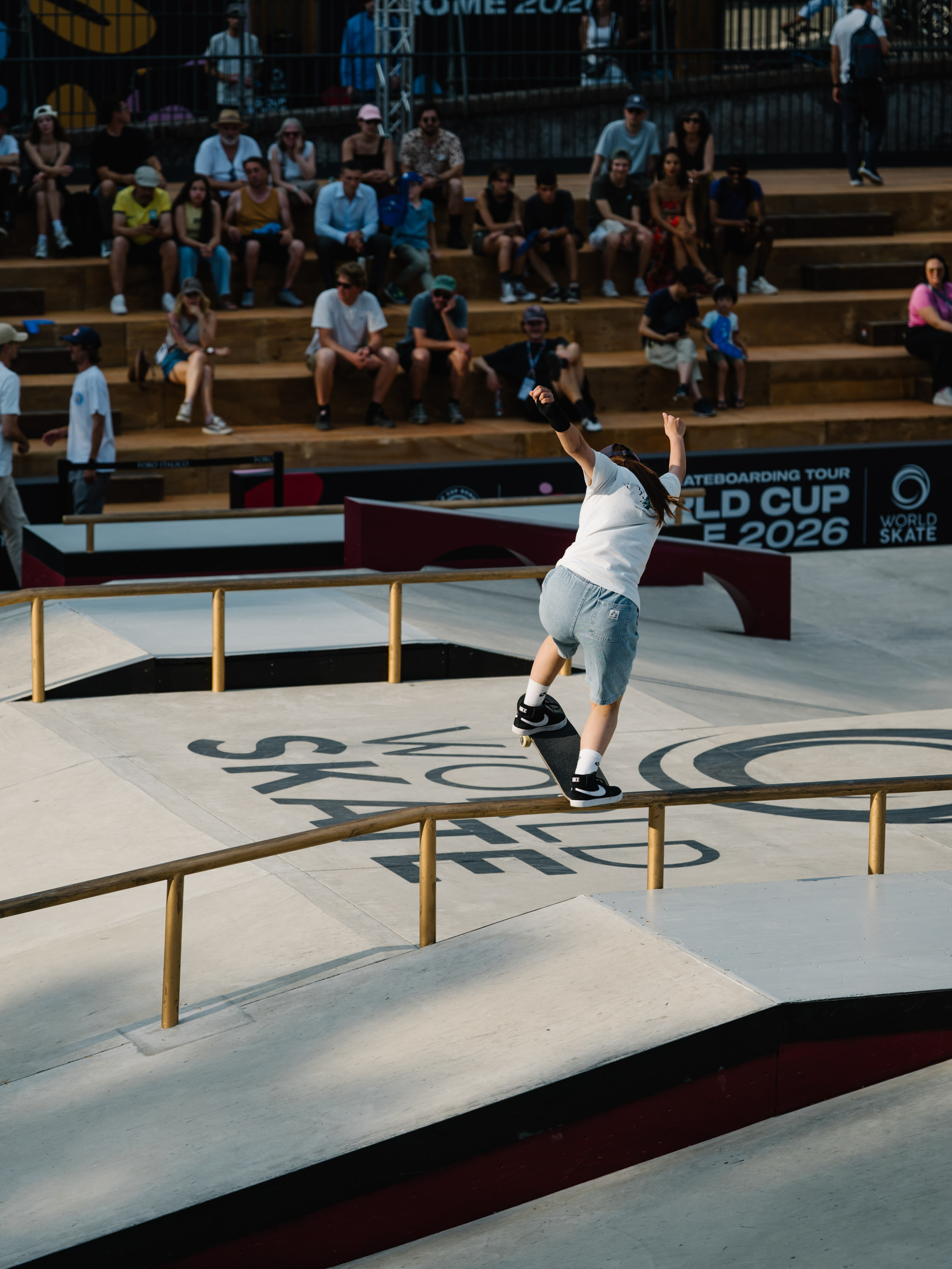 Yumeka Oda front blunt wsk skateboarding world Cup Rome 2026 Haruta 4947