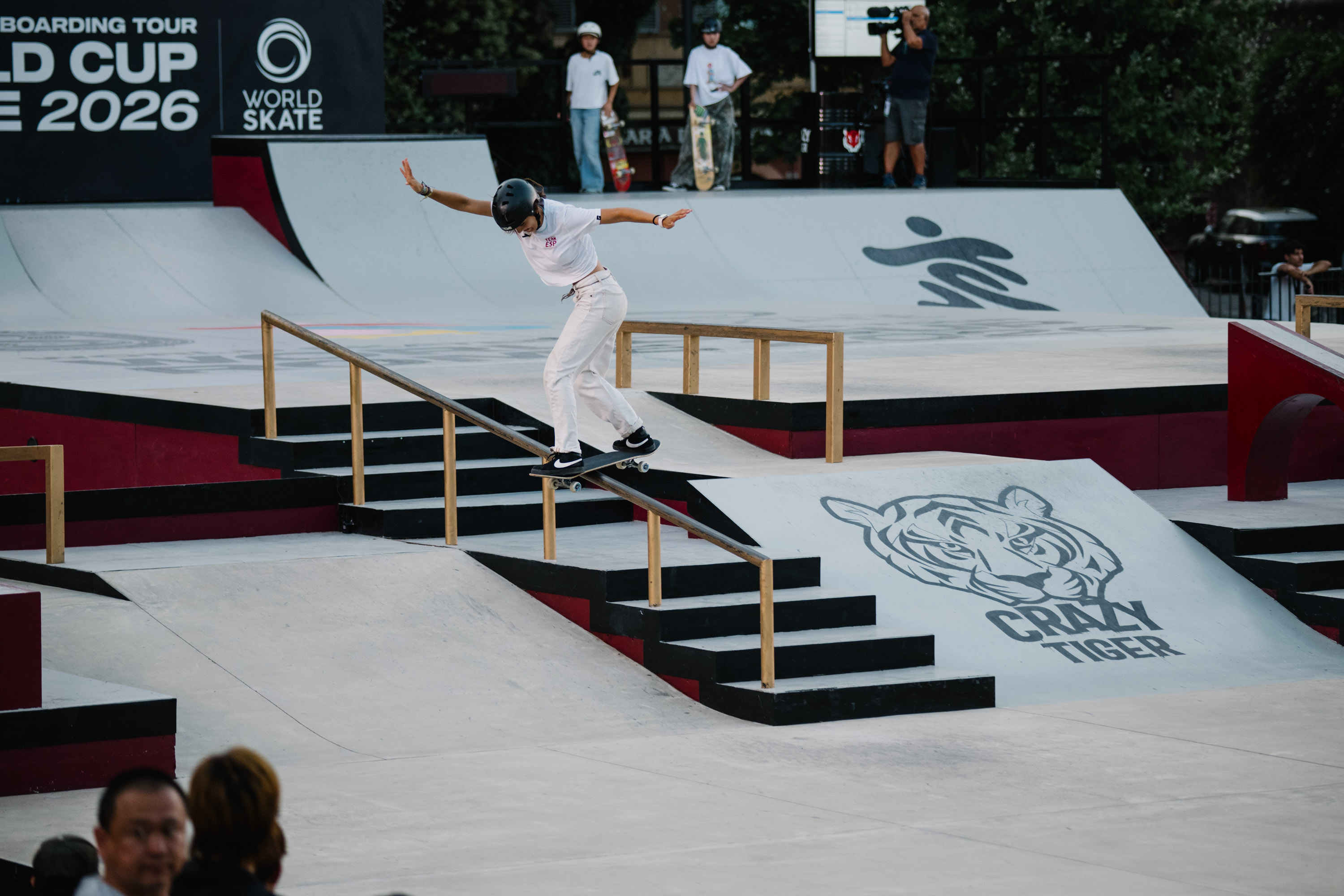 Natlia Munoz back lip wsk skateboarding world Cup Rome 2026 Haruta 9057