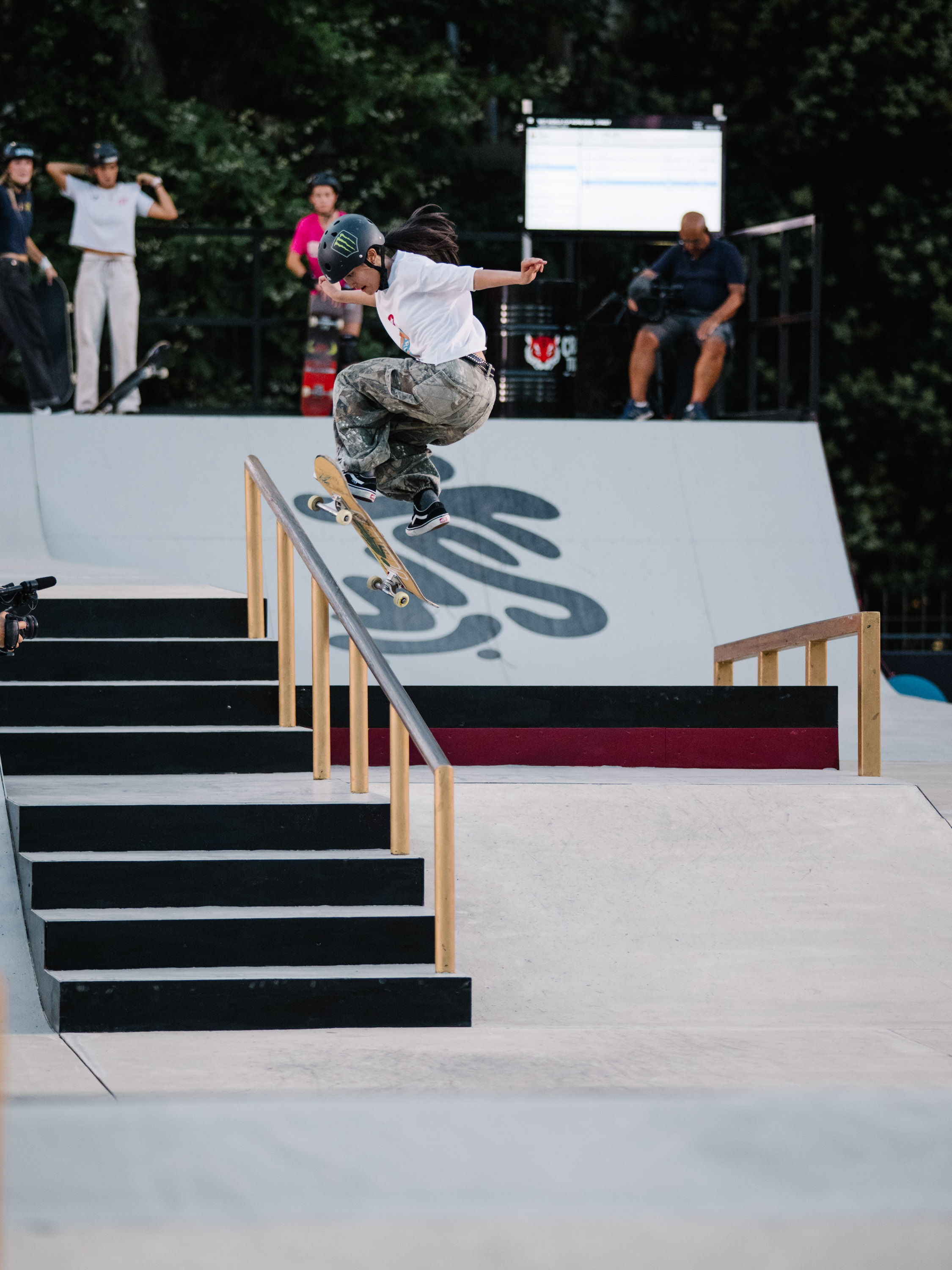 Ria Tanno bigspin front board wsk skateboarding world Cup Rome 2026 Haruta 9190