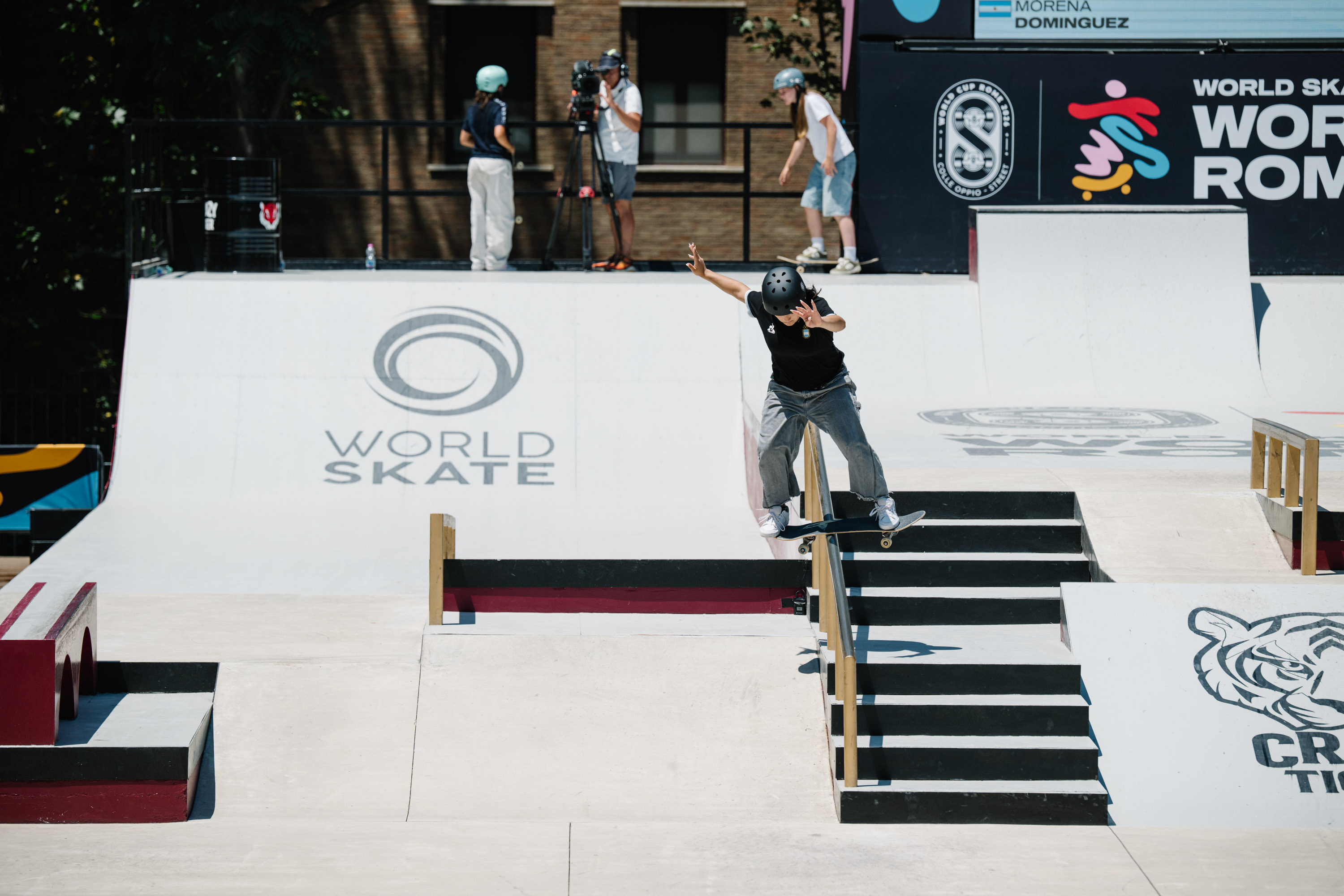 Morena Domiguez boardslide wsk skateboarding world Cup Rome 2026 Haruta 5354