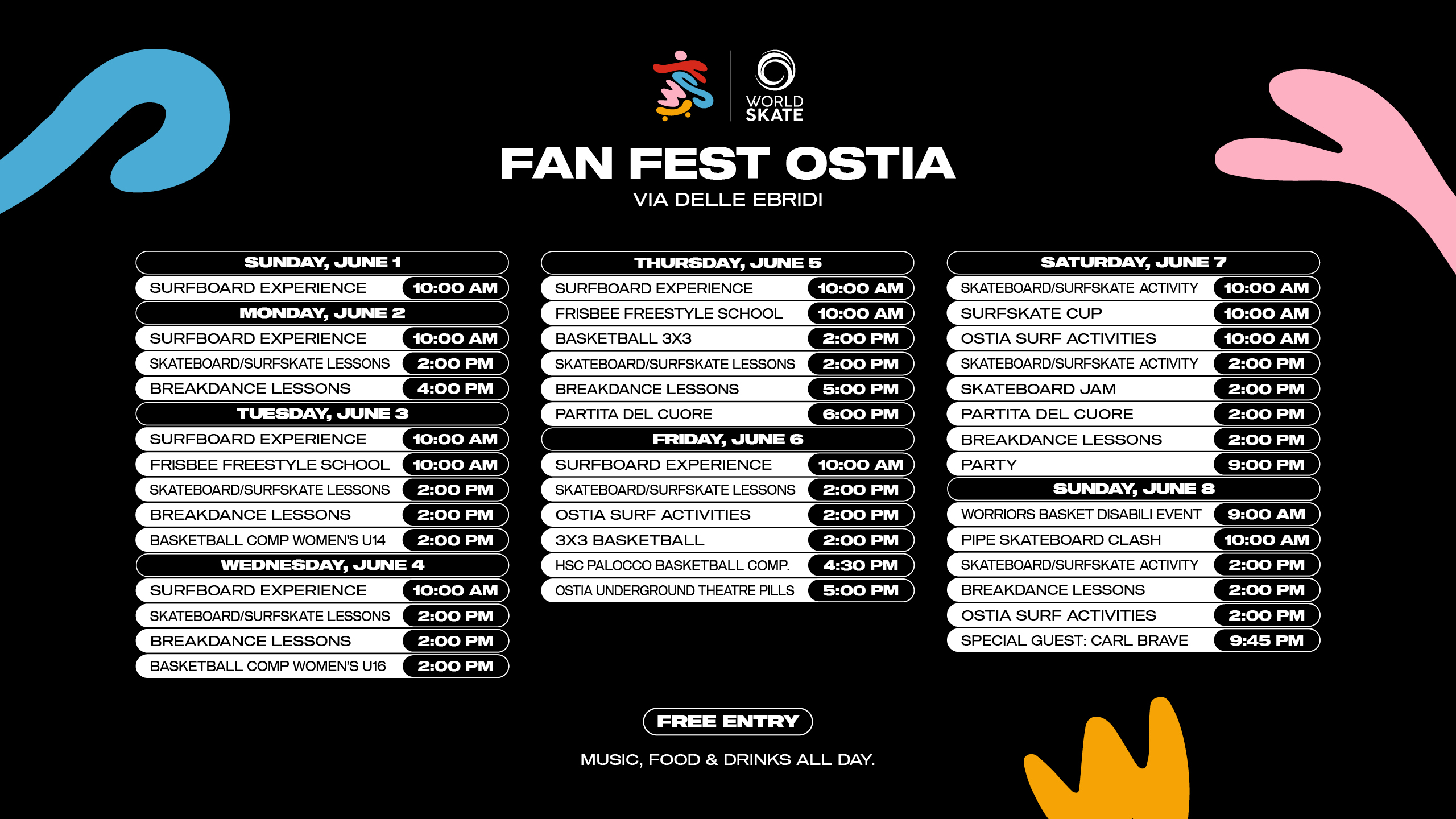 WST Rome Fan Fest Ostia 2560x1440