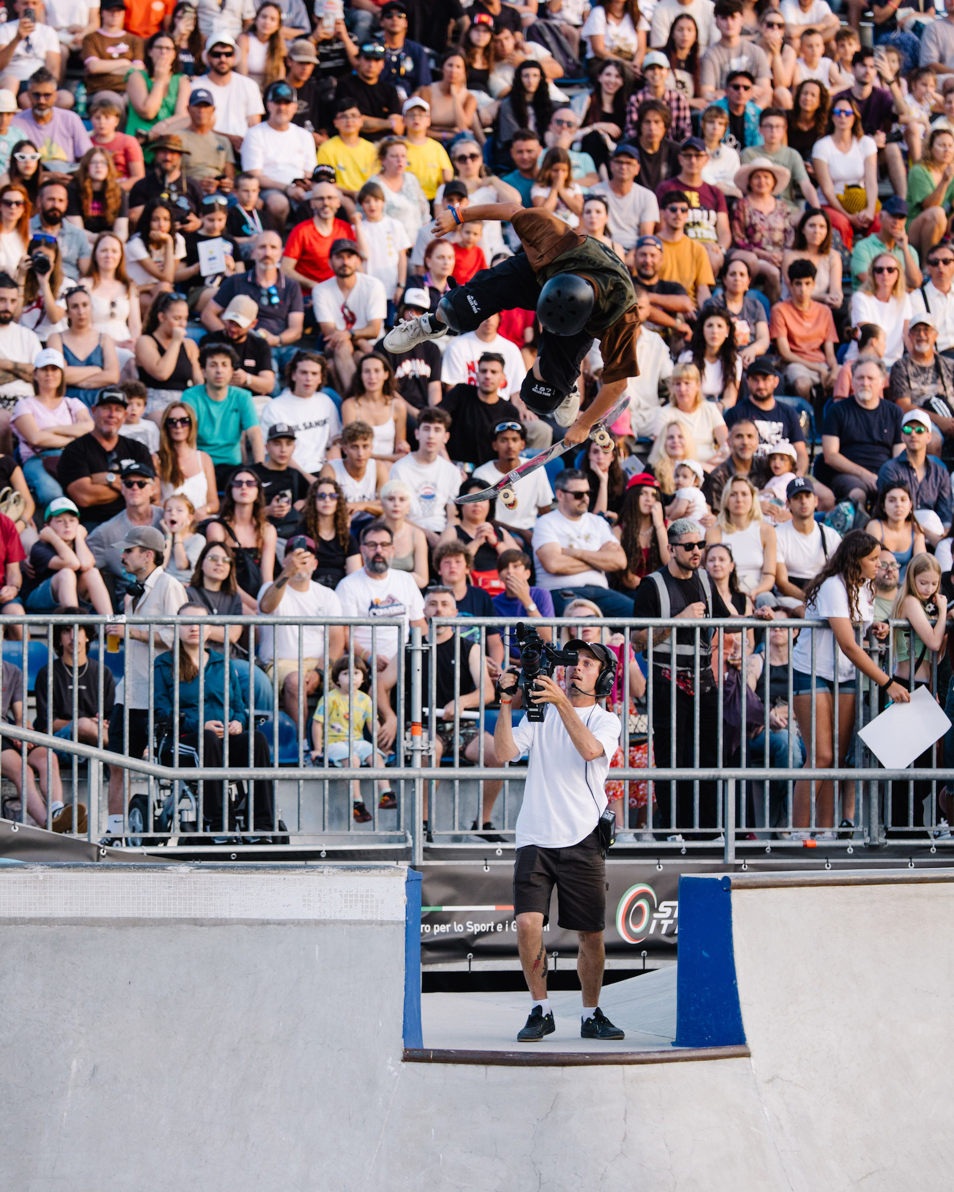 Yuro Nagahara kickflip indy WST World Cup Rome 2025 Bryce Kanights 4312