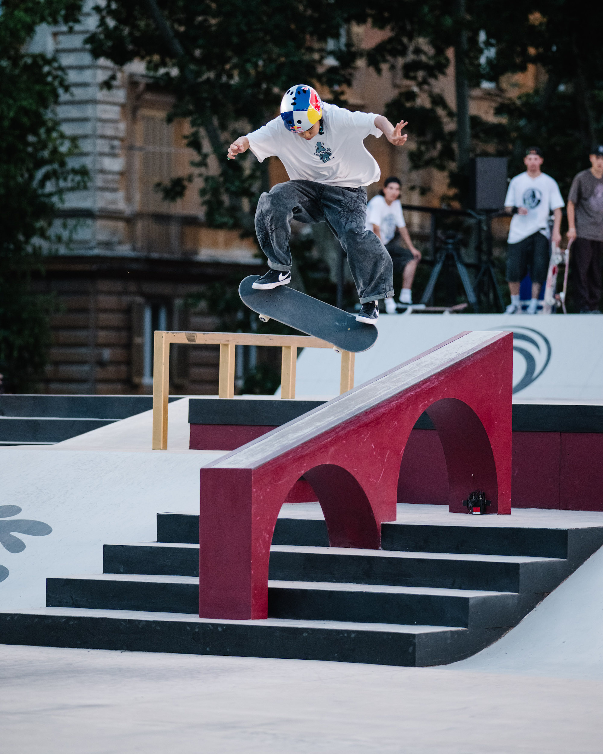Juni Kang switch heel tailslide WST World Cup Rome 2025 Kenji Haruta 5728
