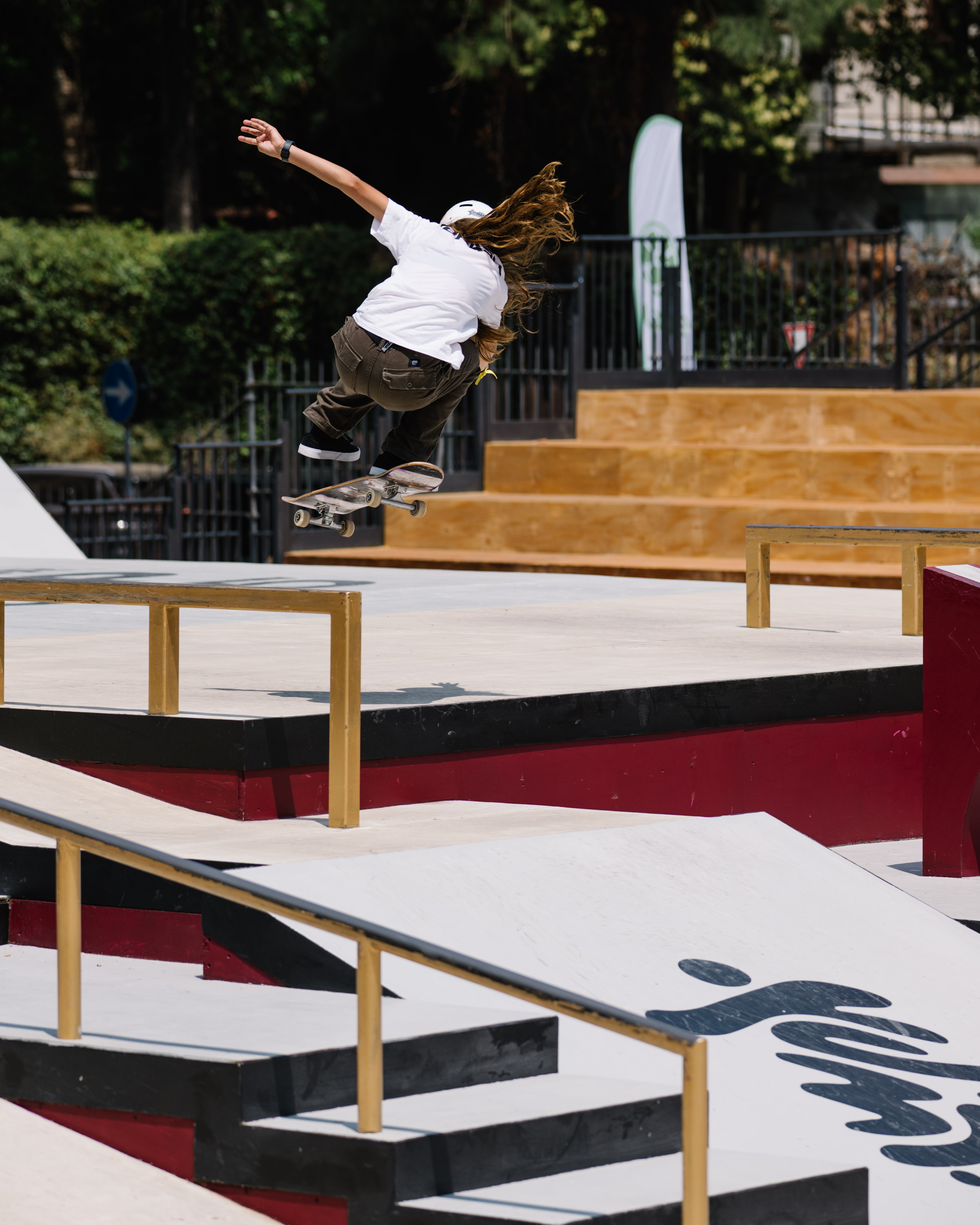 Maria Eduarda kickflip WST World Cup Rome 2025 Kenji Haruta 3926