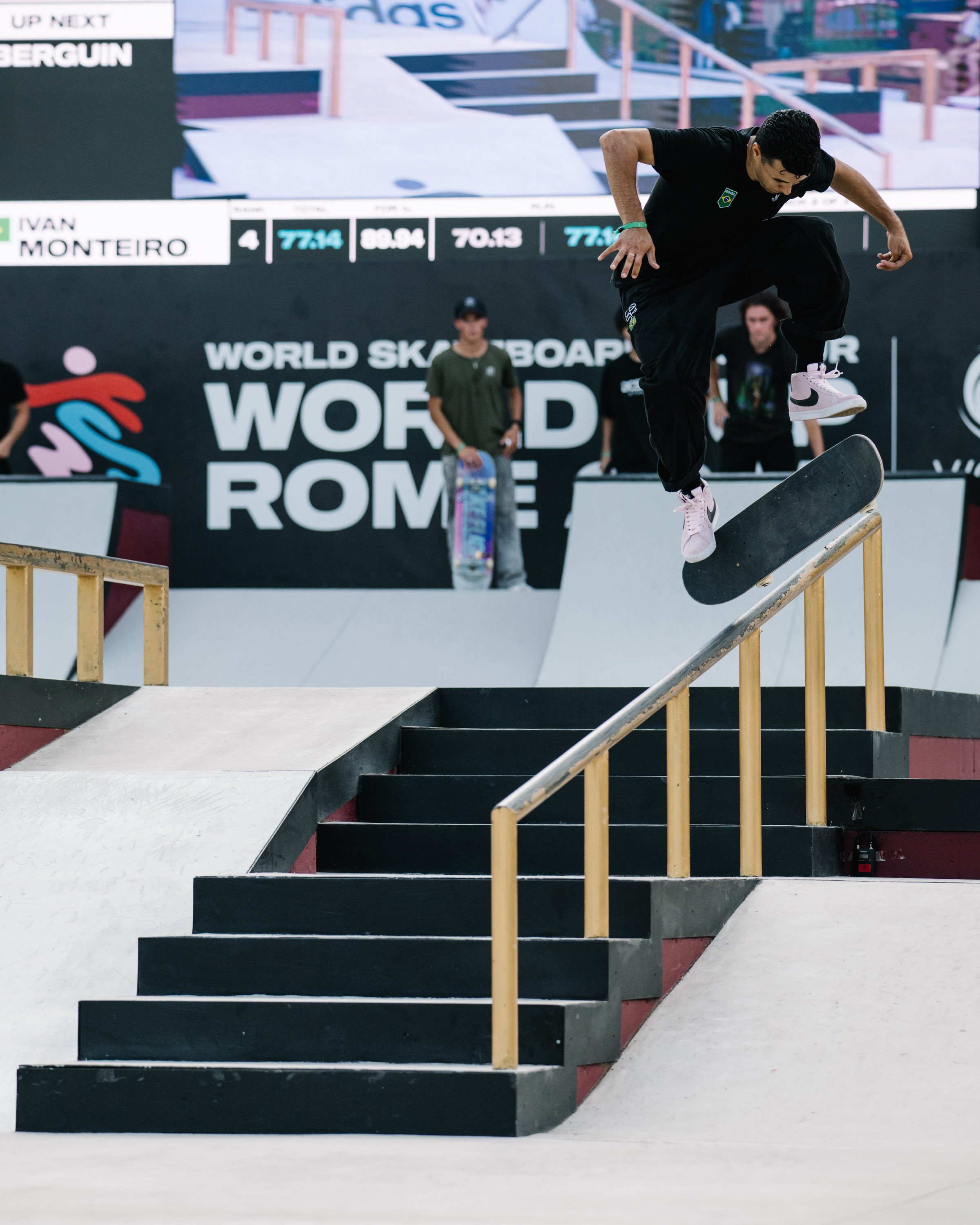 Ivan Monteiro 360 flip nose blunt WST World Cup Rome 2025 Kenji Haruta 3208