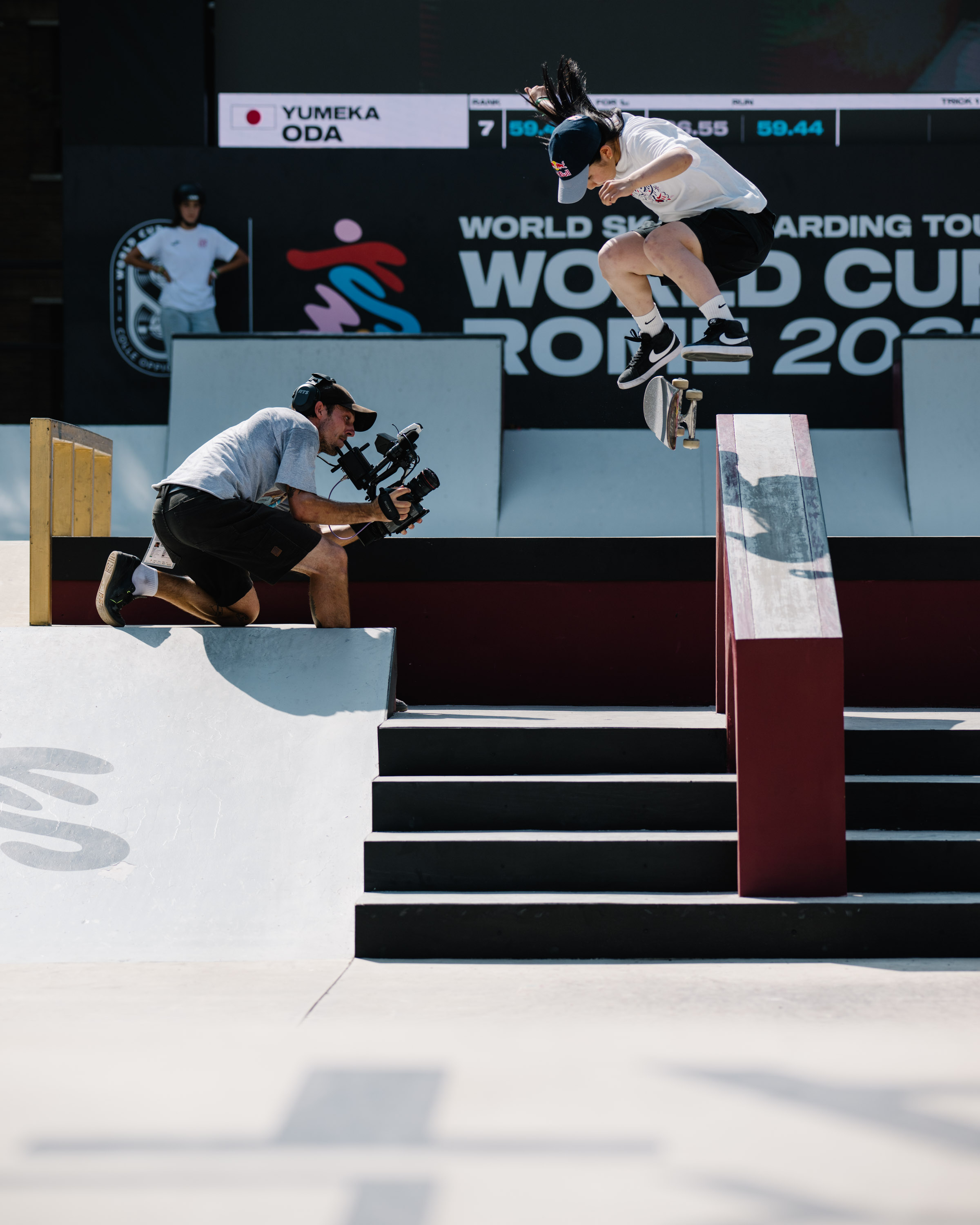 Yumeka Oda kiclfip backside 5050 WST World Cup Rome 2025 Kenji Haruta 9385