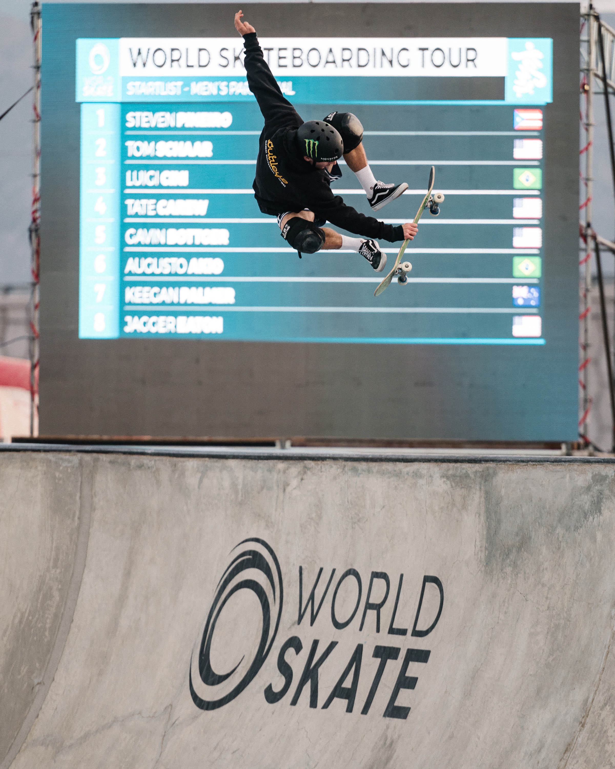 Tom Schaar kick flip indy World Skate WST Park San Juan Park 2023 Piero Capannini 4